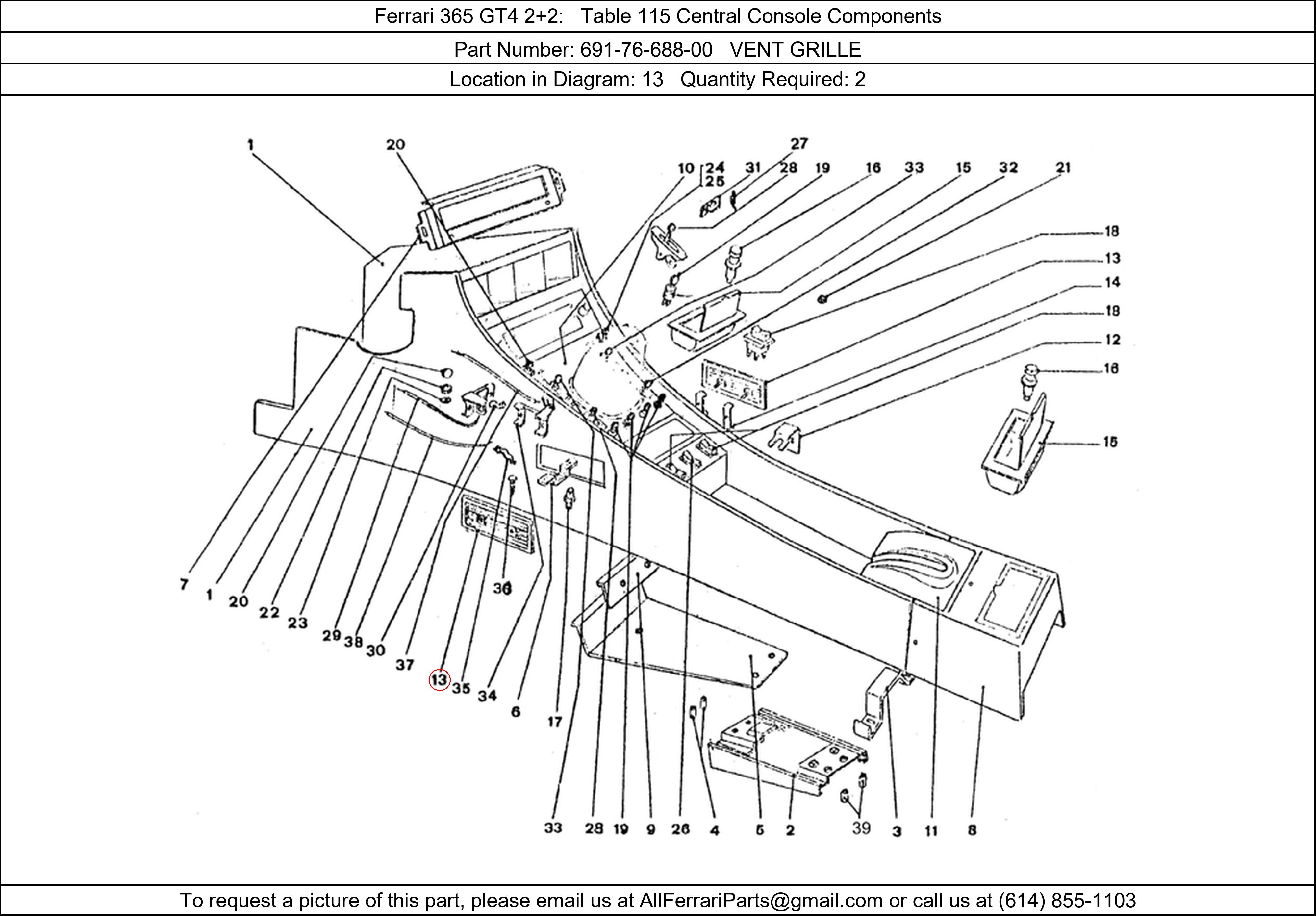 Ferrari Part 691-76-688-00