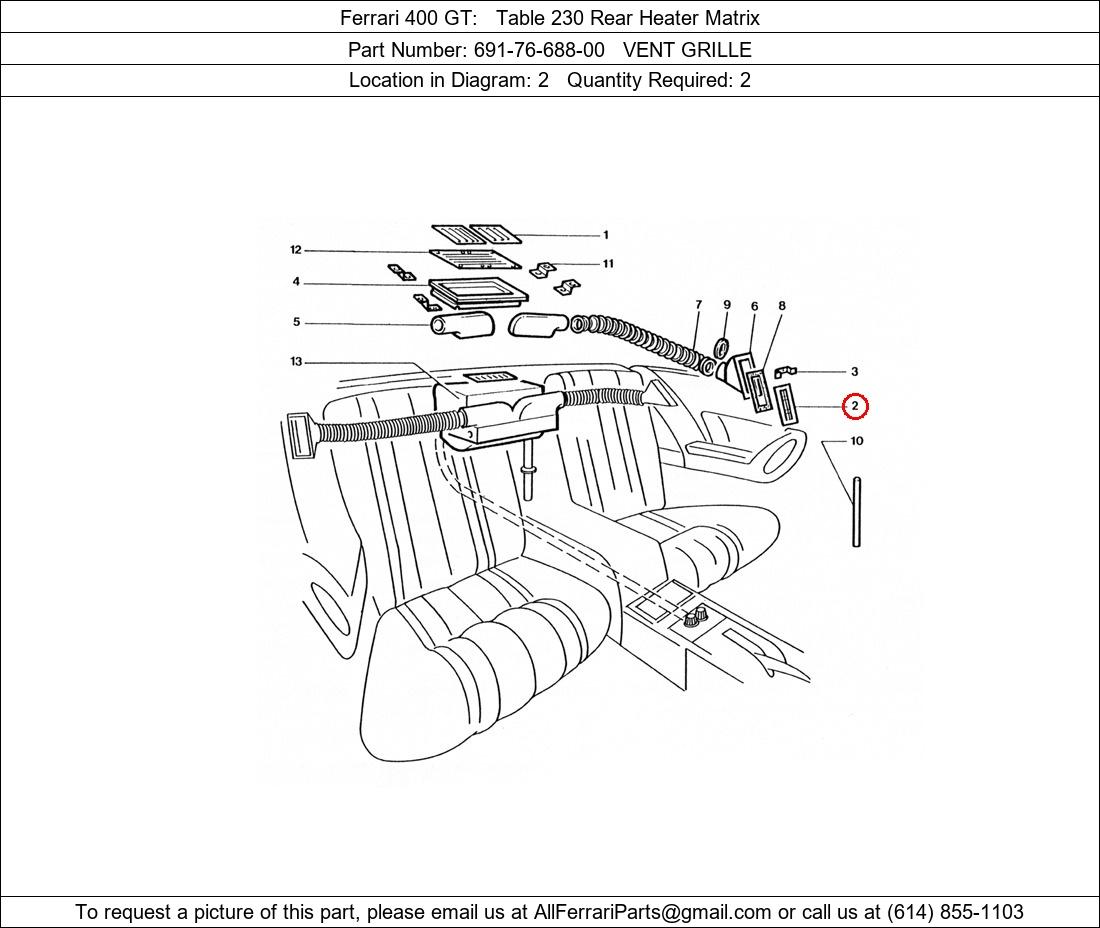 Ferrari Part 691-76-688-00