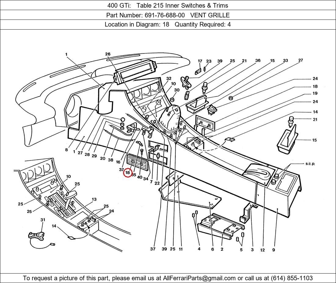 Ferrari Part 691-76-688-00