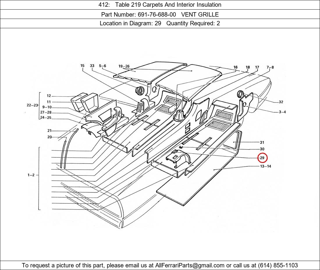 Ferrari Part 691-76-688-00