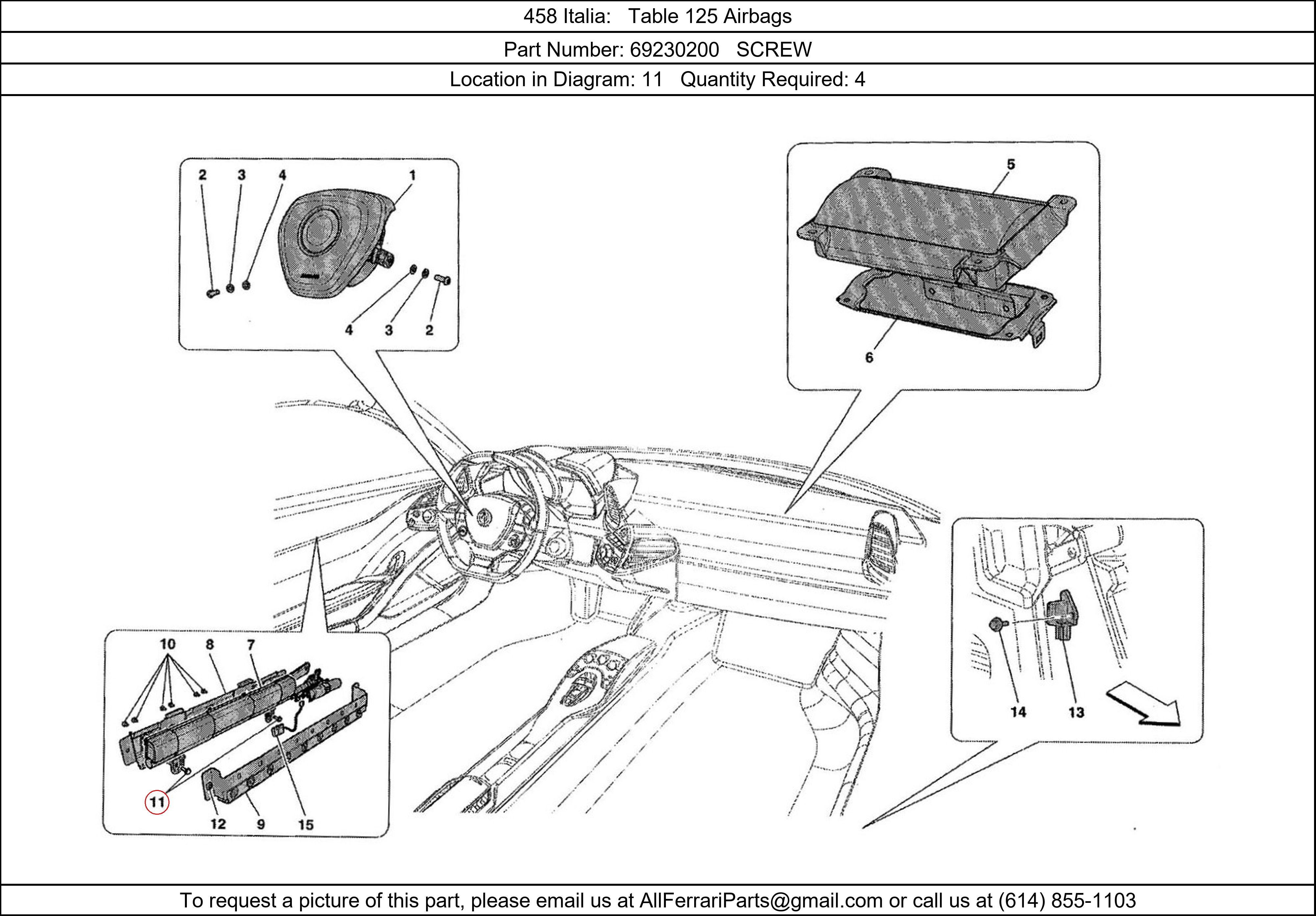 Ferrari Part 69230200