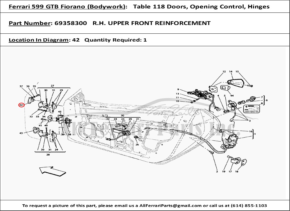 Ferrari Part 69358300