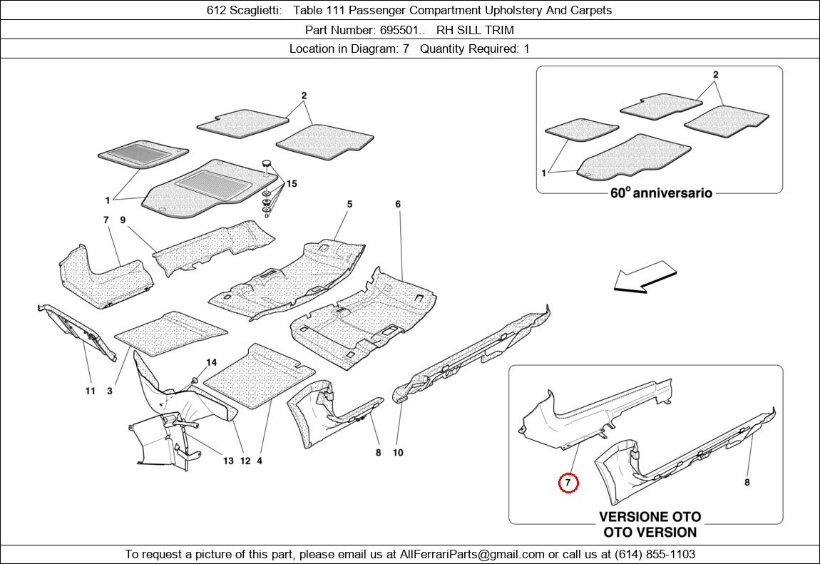 Ferrari Part 695501..