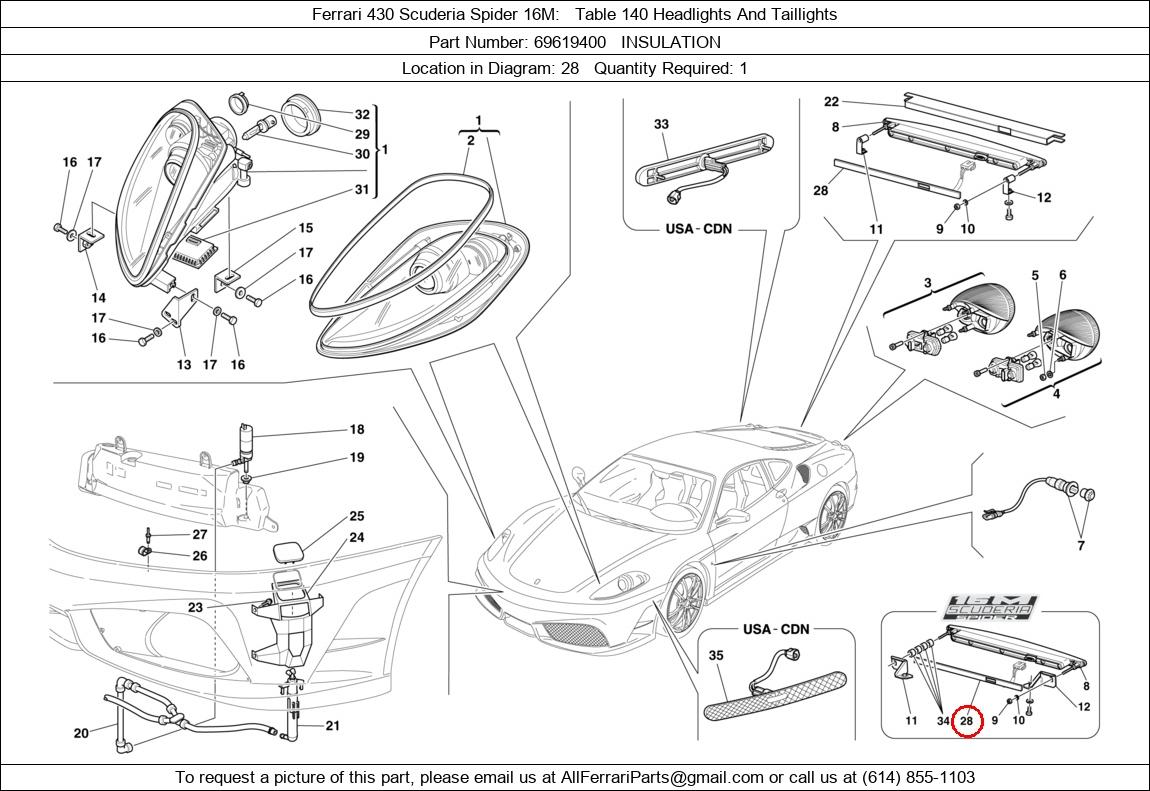 Ferrari Part 69619400