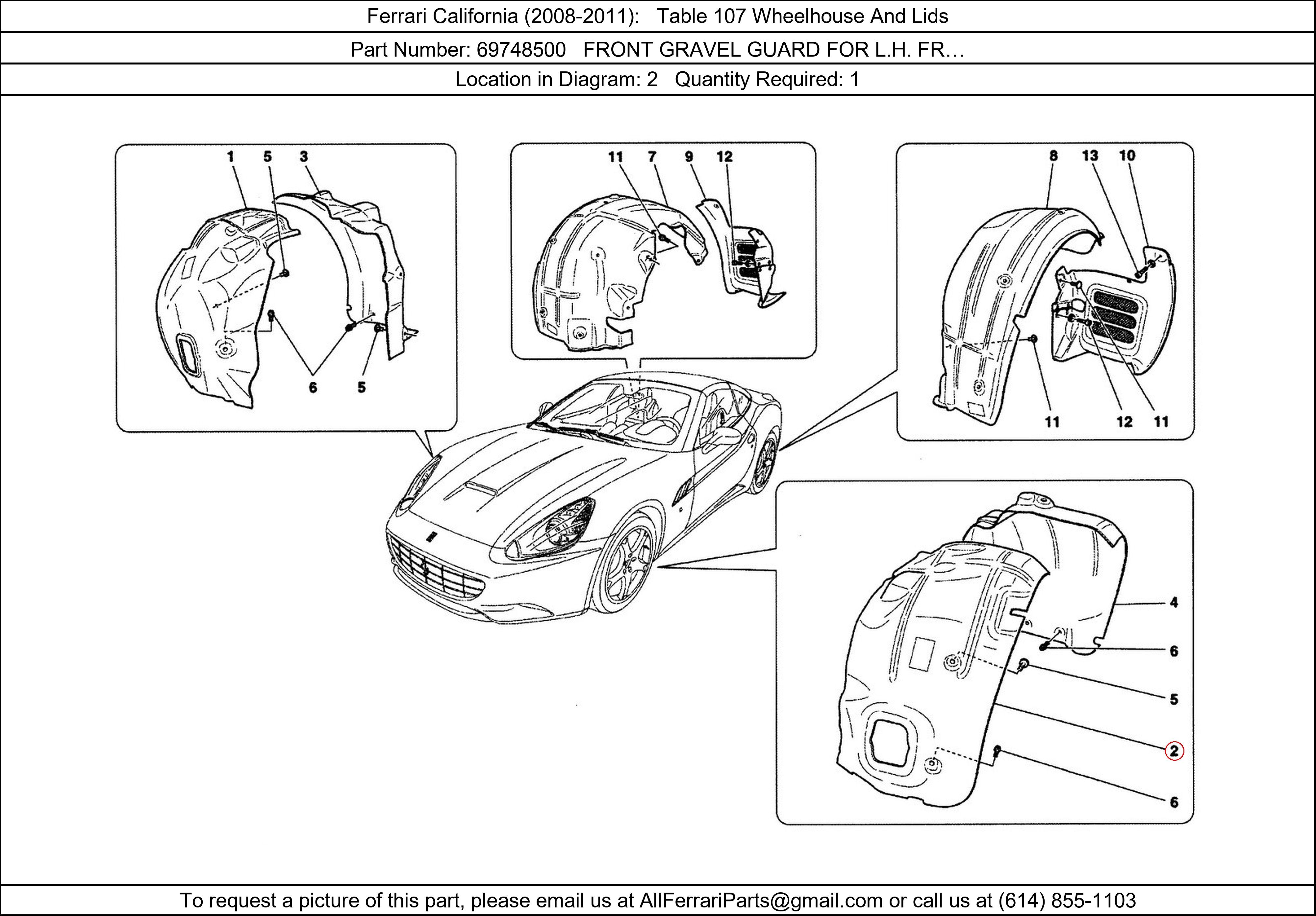 Ferrari Part 69748500