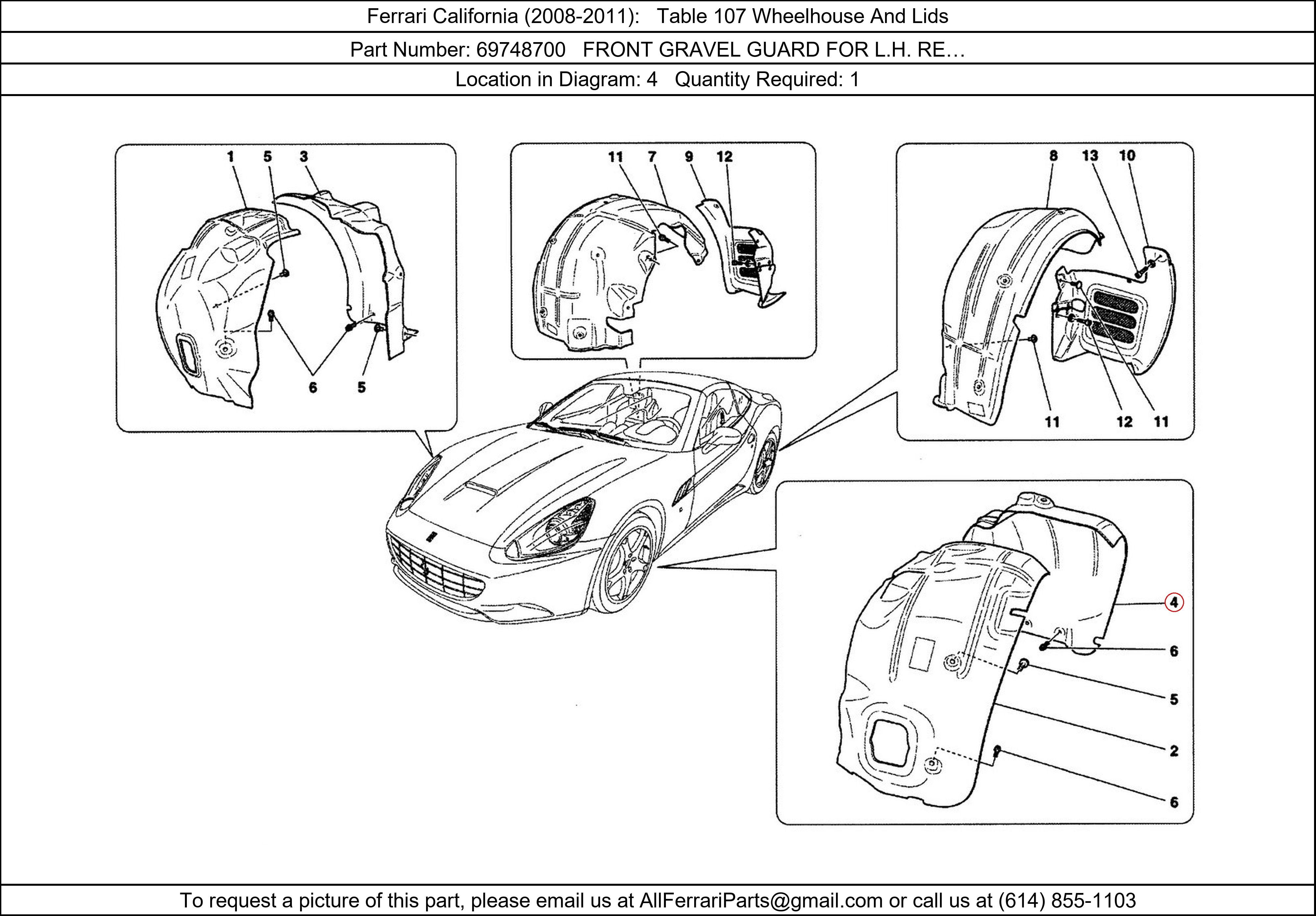 Ferrari Part 69748700