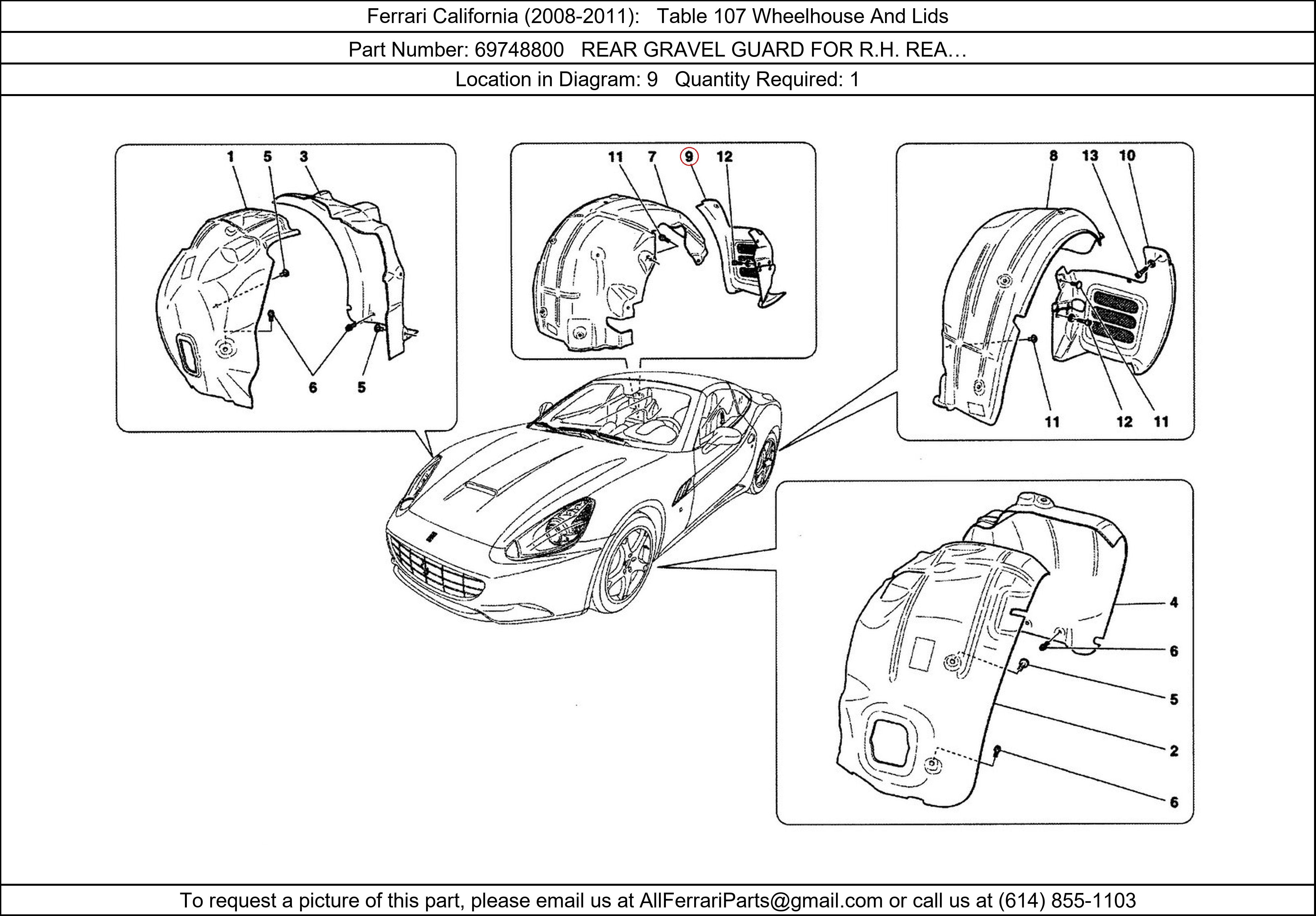 Ferrari Part 69748800