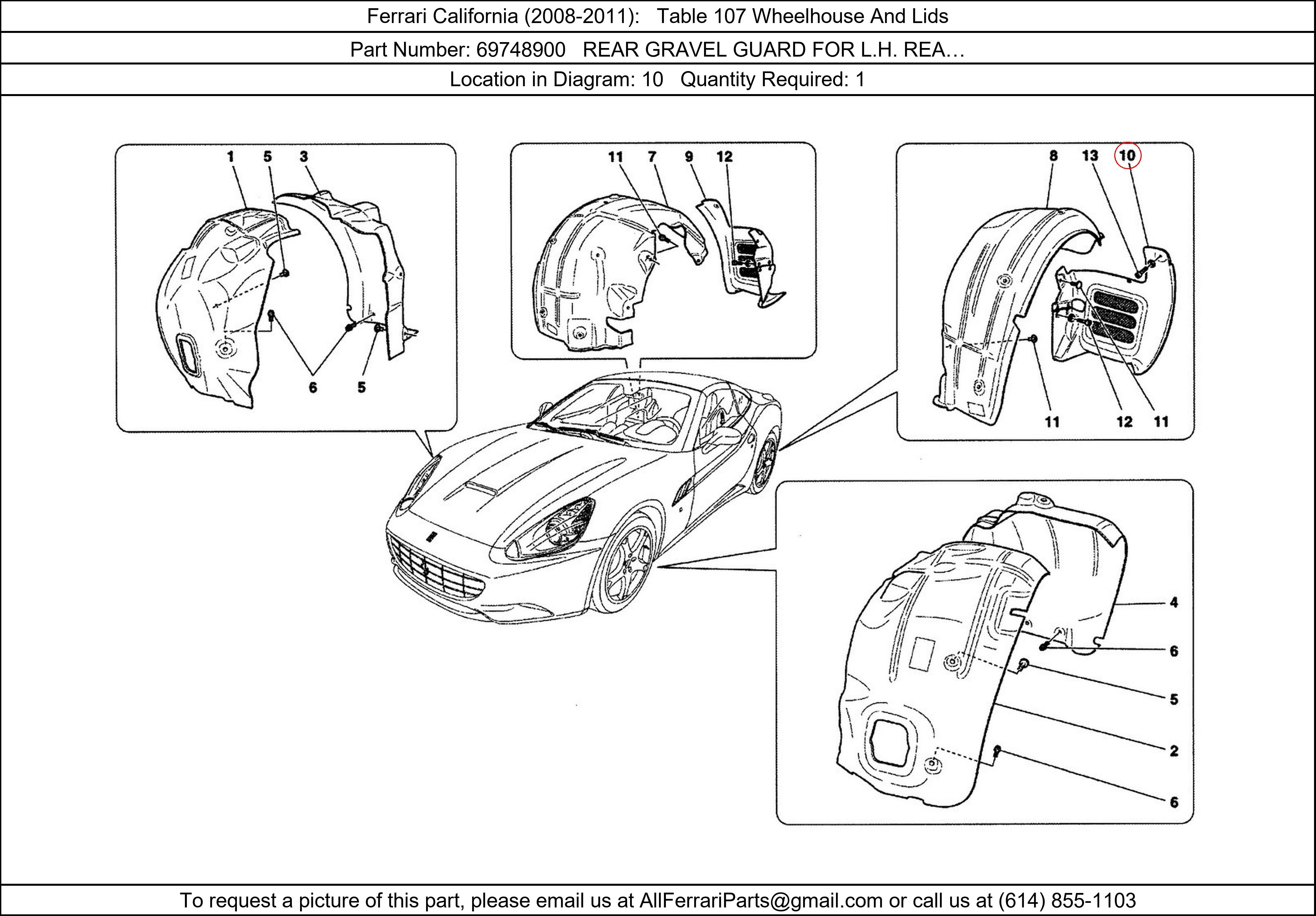 Ferrari Part 69748900