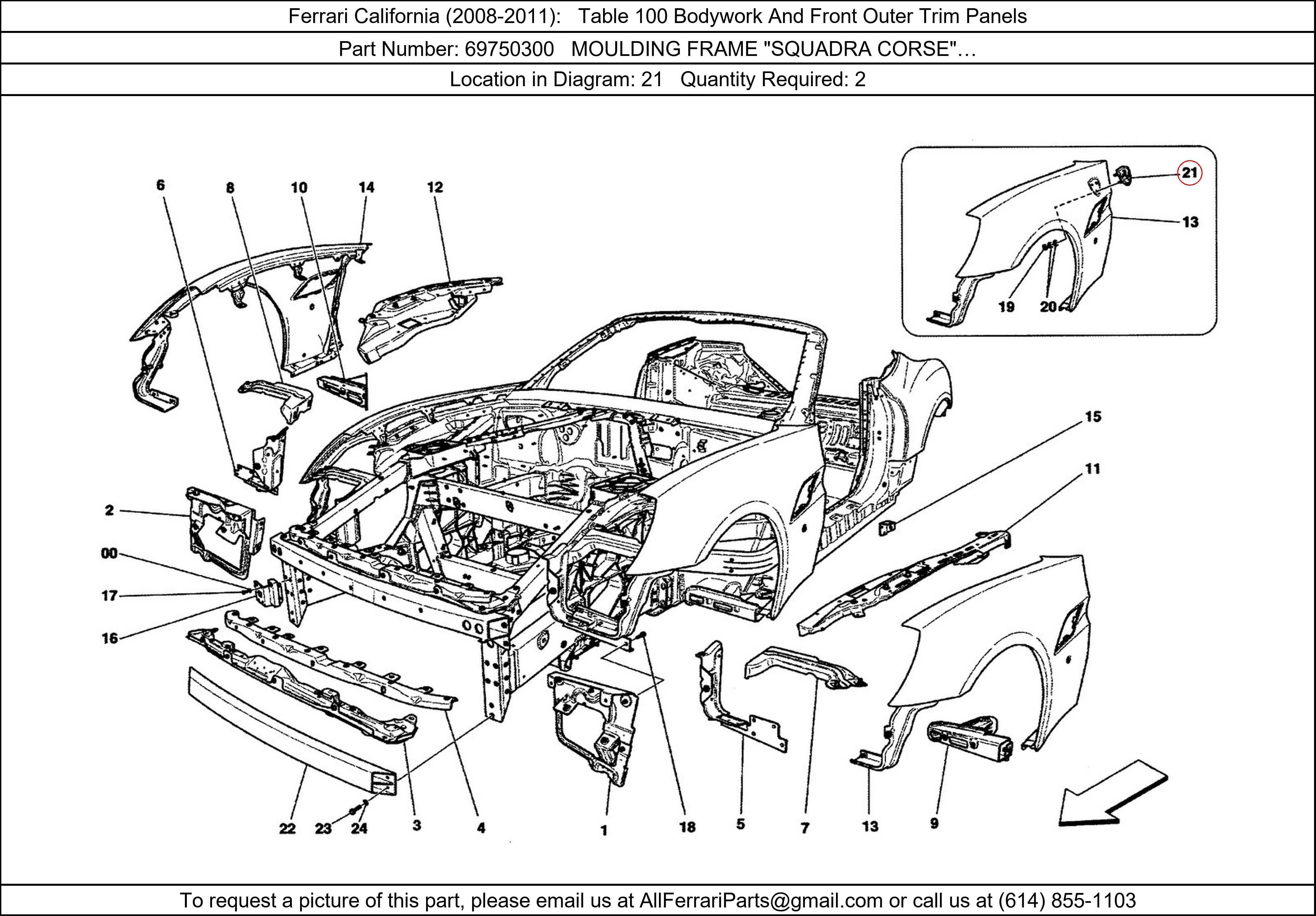 Ferrari Part 69750300