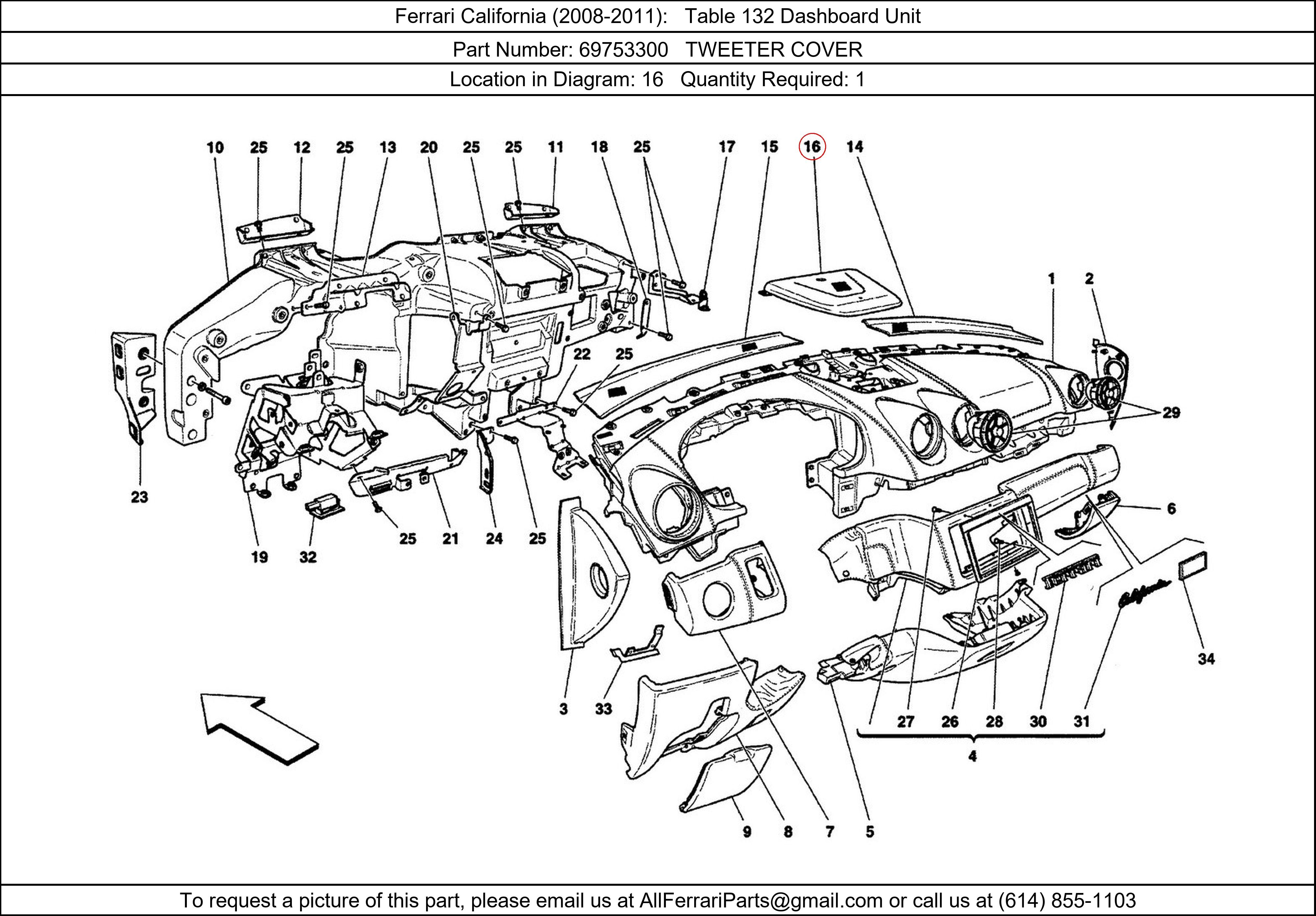 Ferrari Part 69753300