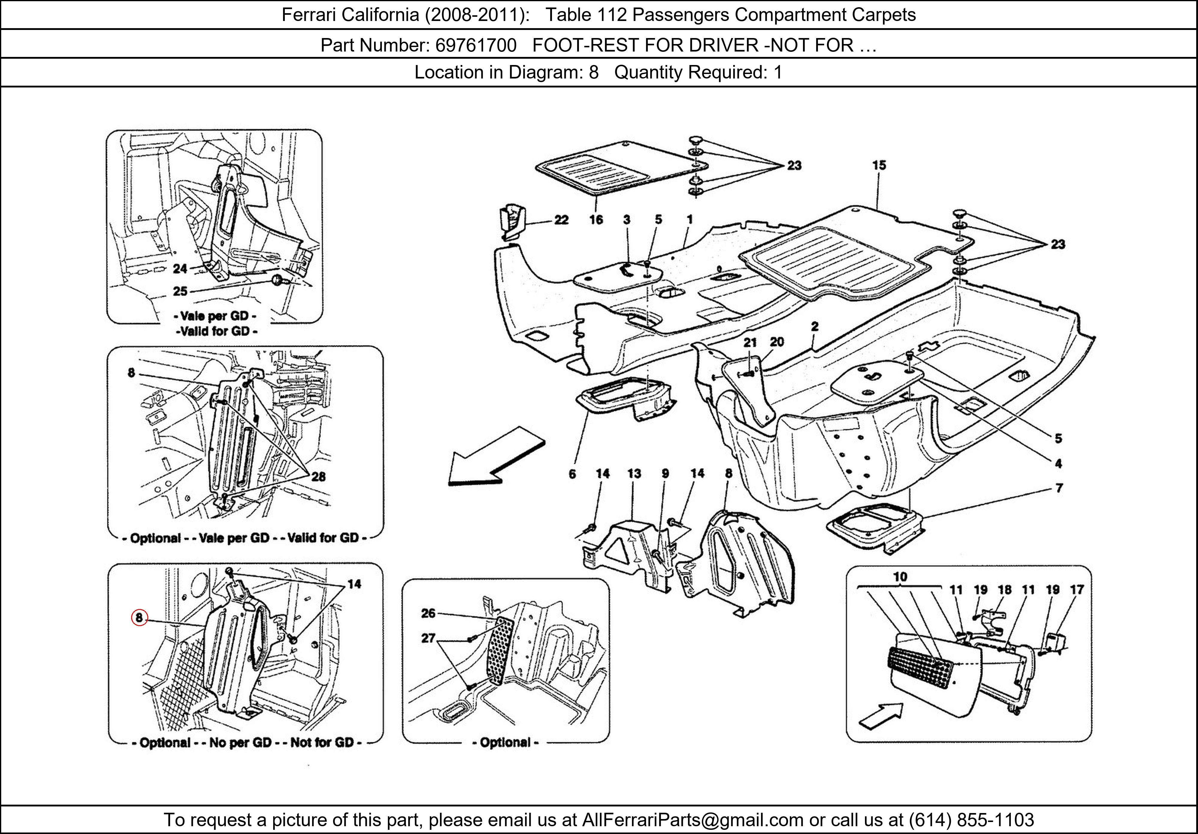 Ferrari Part 69761700