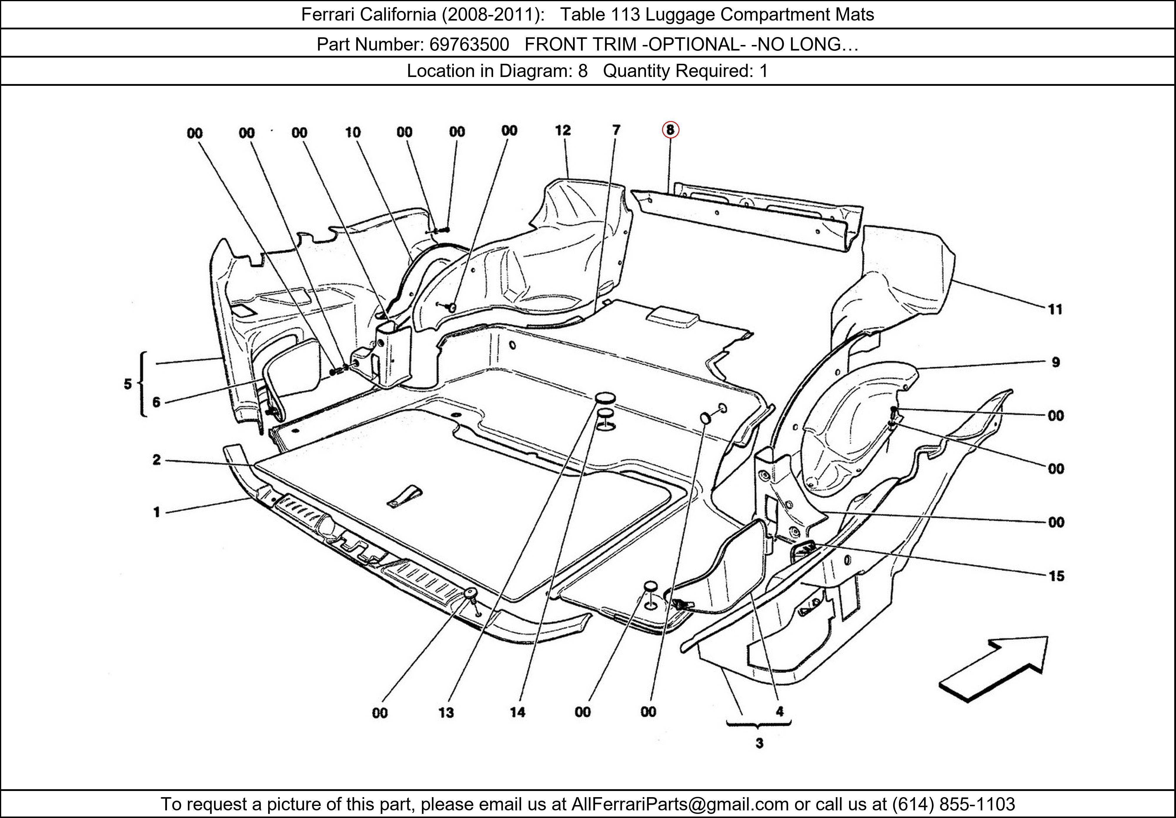 Ferrari Part 69763500