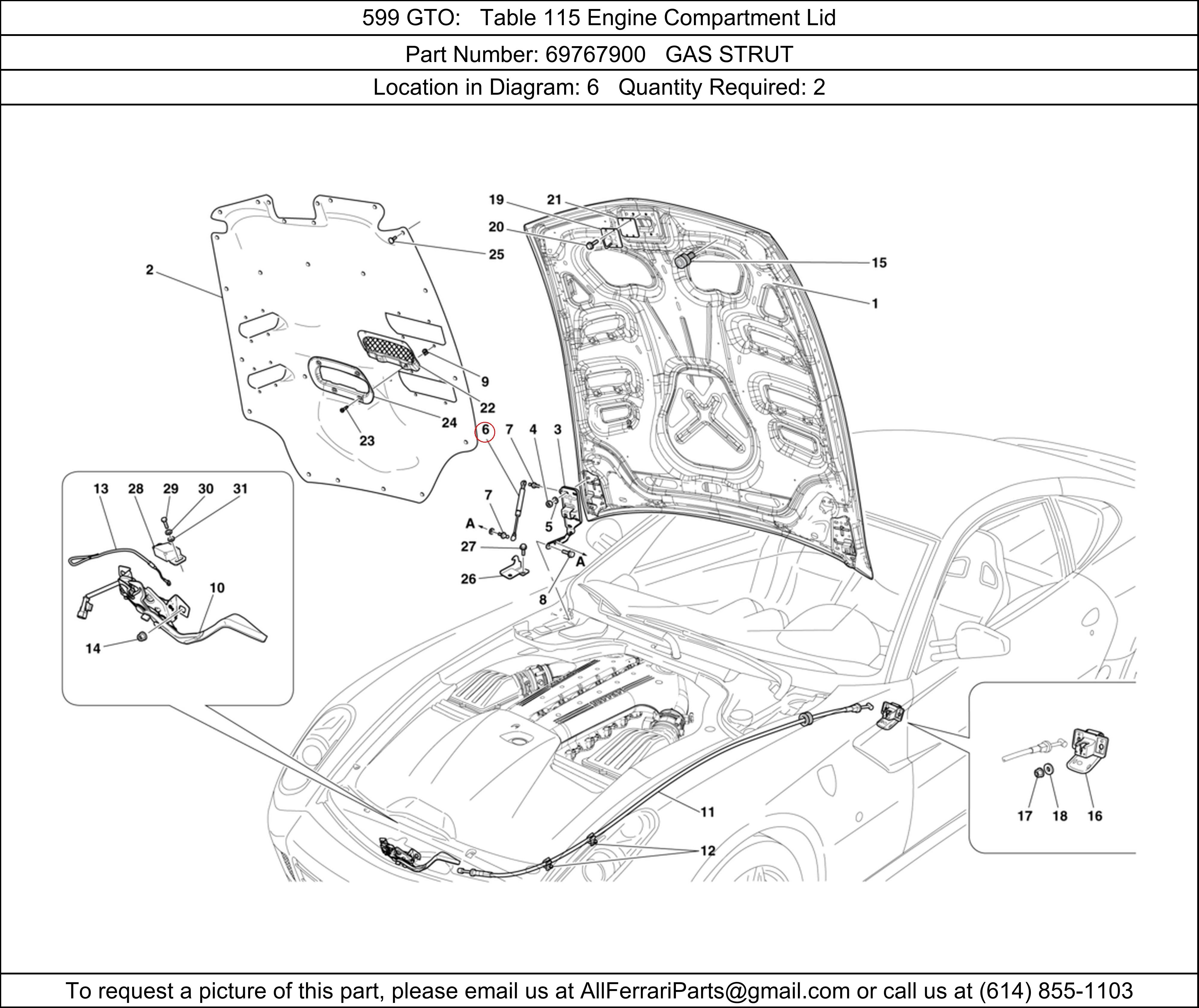 Ferrari Part 69767900