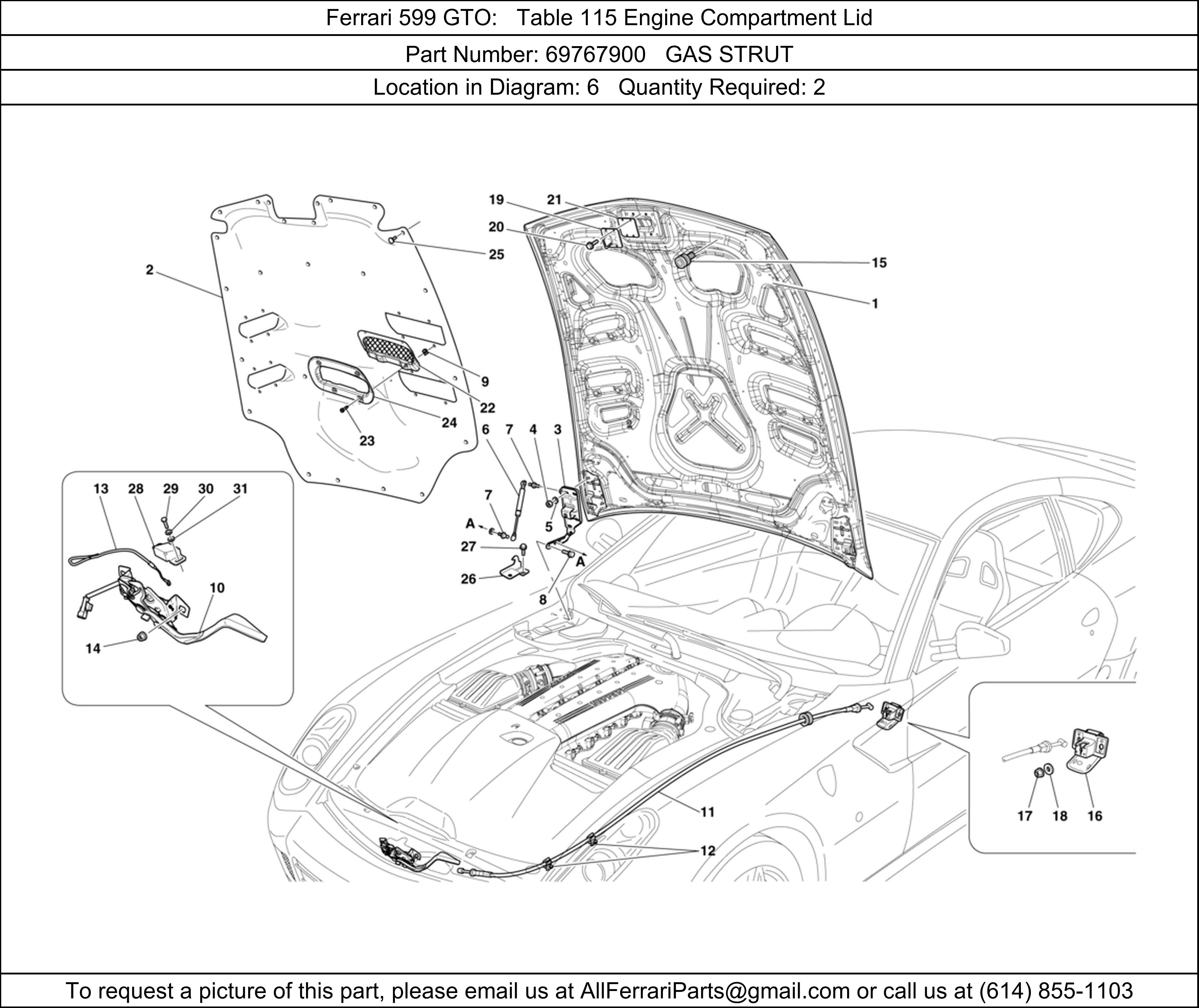 Ferrari Part 69767900