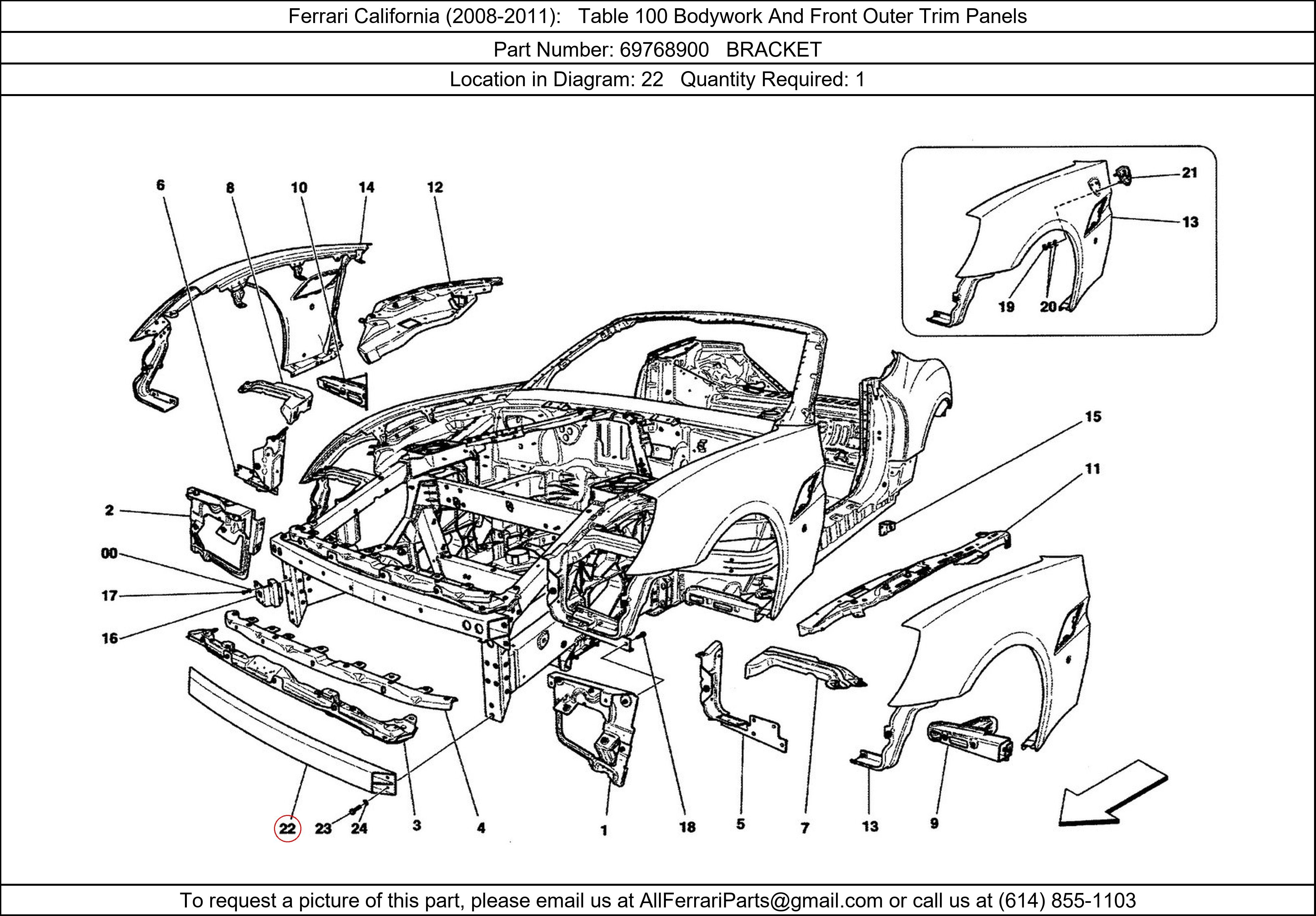 Ferrari Part 69768900