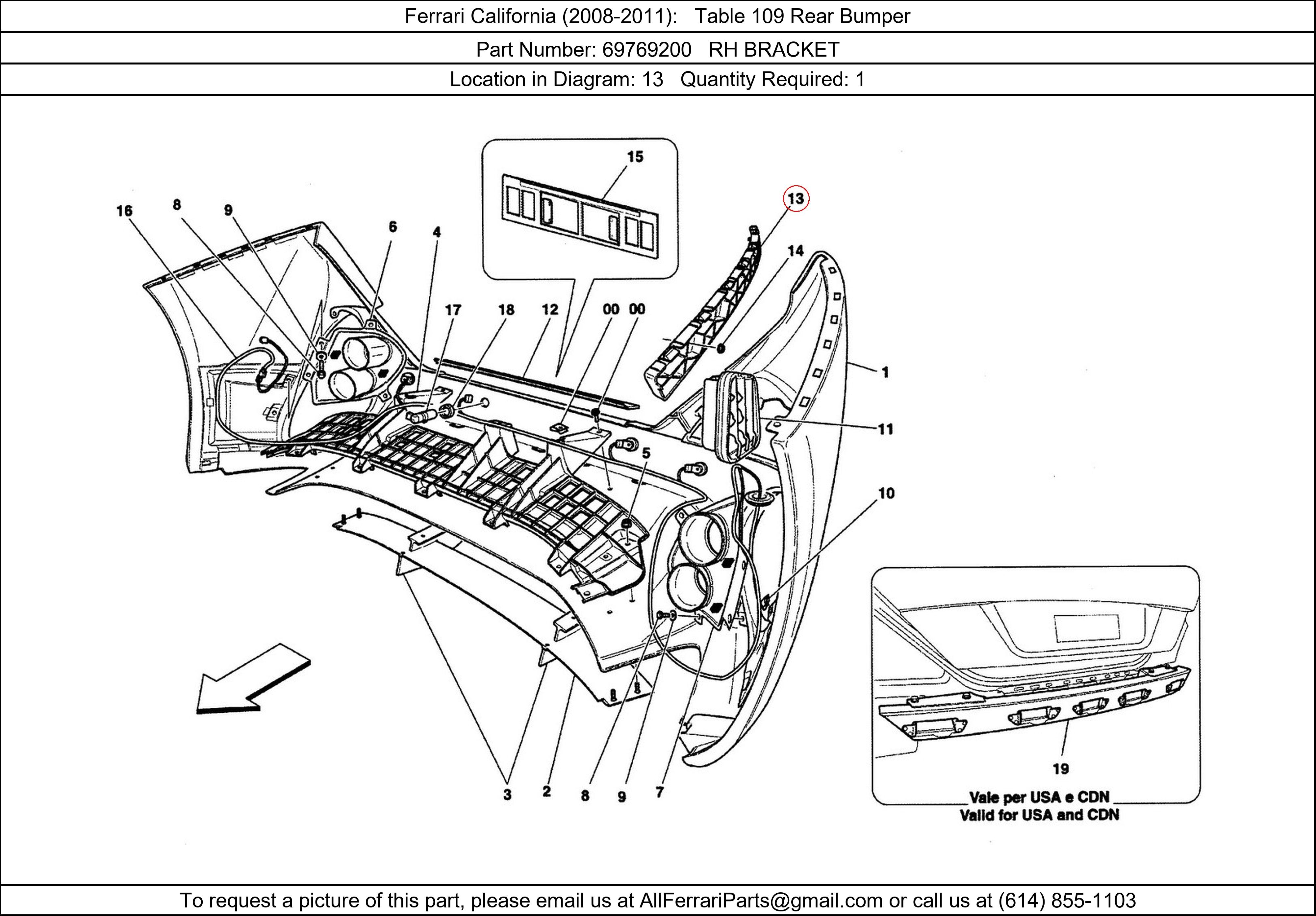 Ferrari Part 69769200