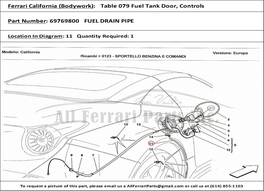 Ferrari Part 69769800