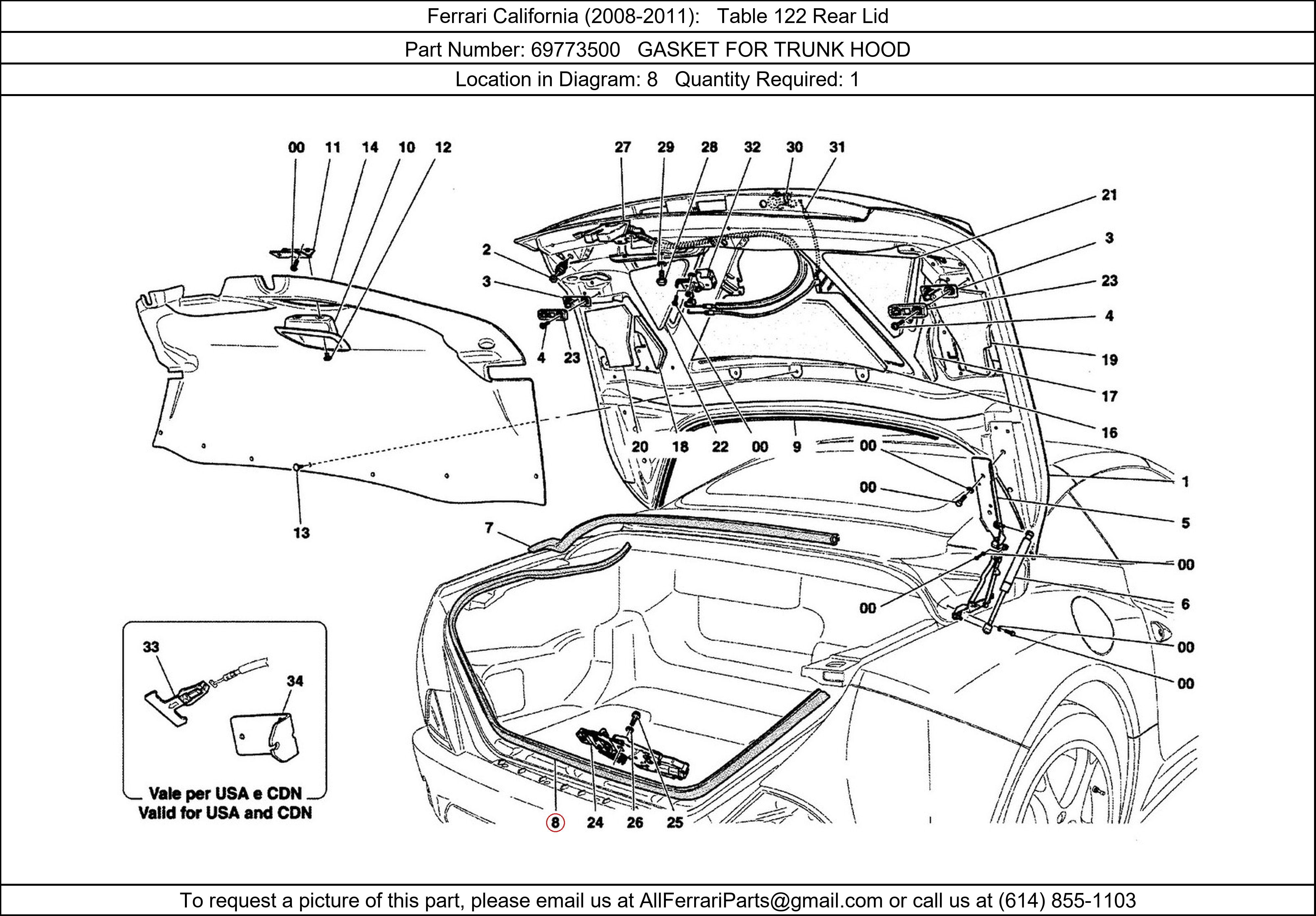 Ferrari Part 69773500