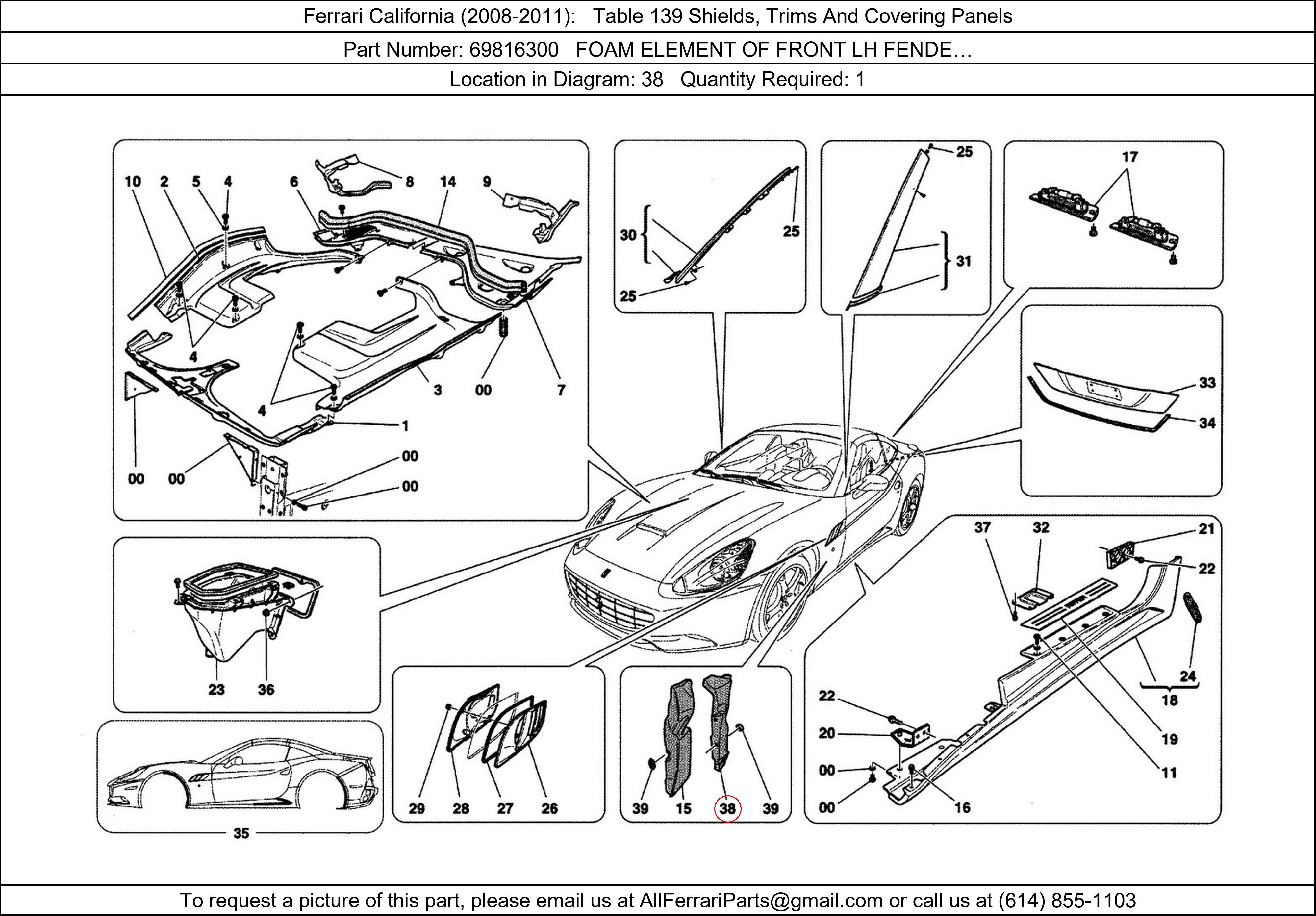 Ferrari Part 69816300