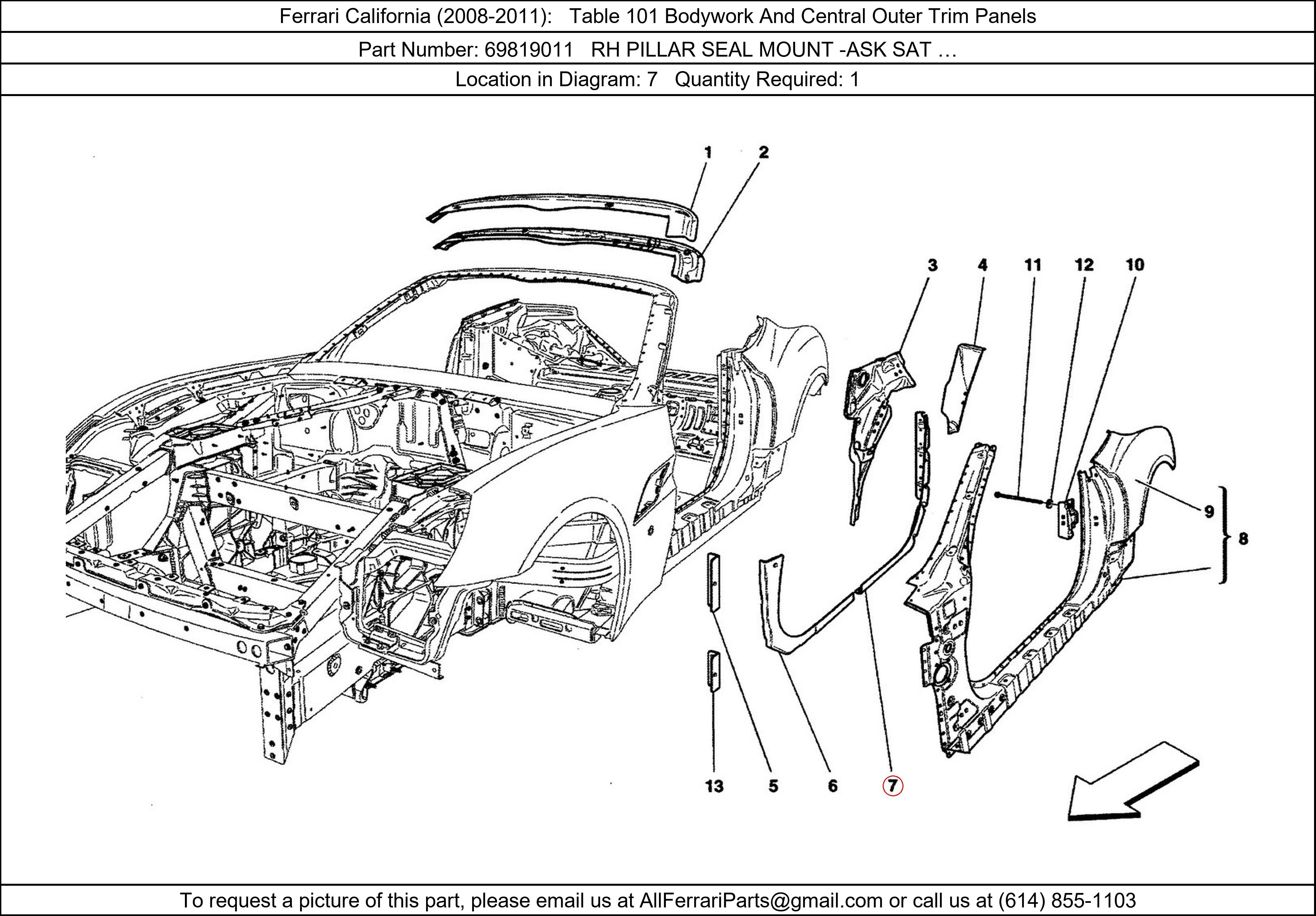 Ferrari Part 69819011