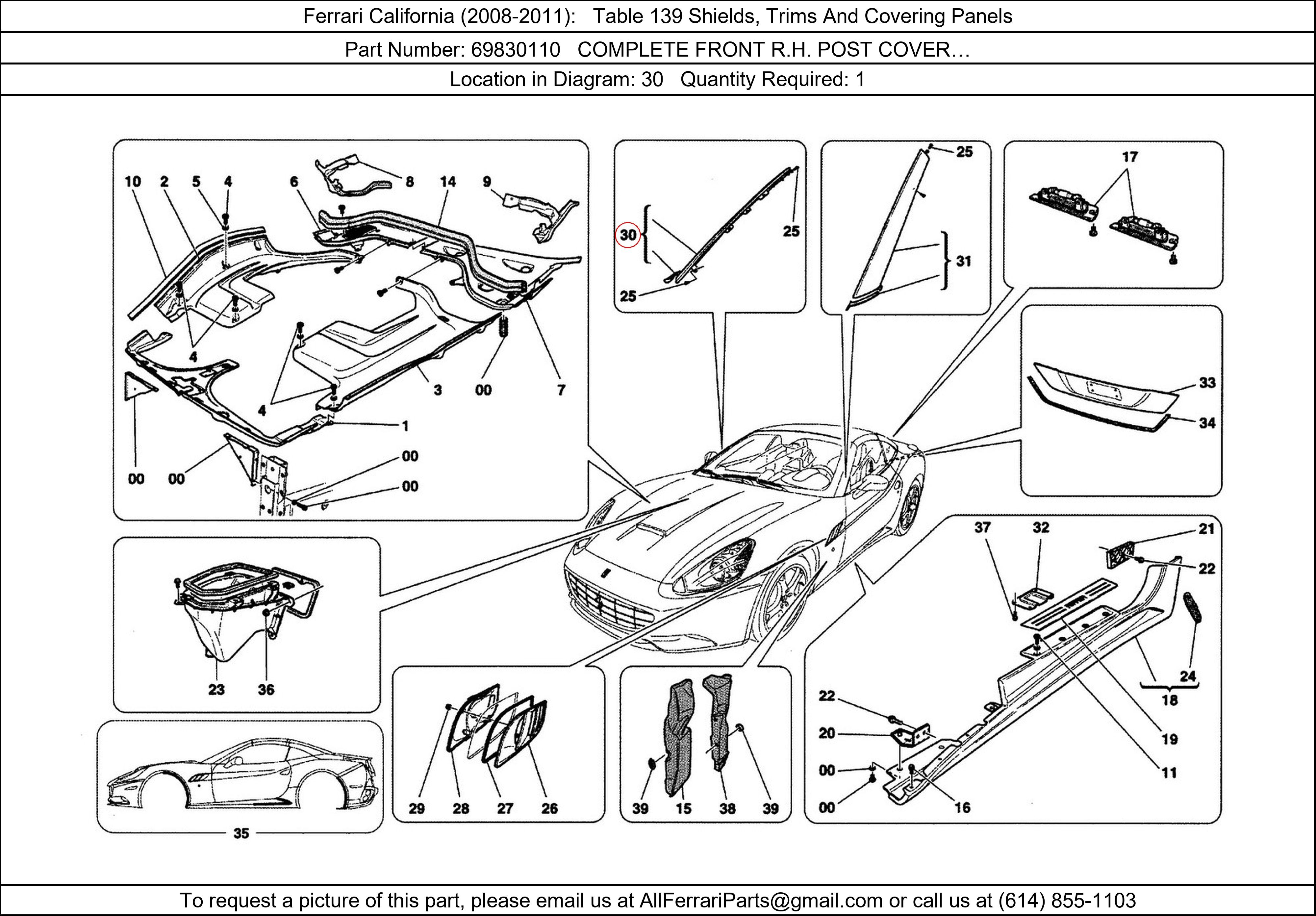 Ferrari Part 69830110