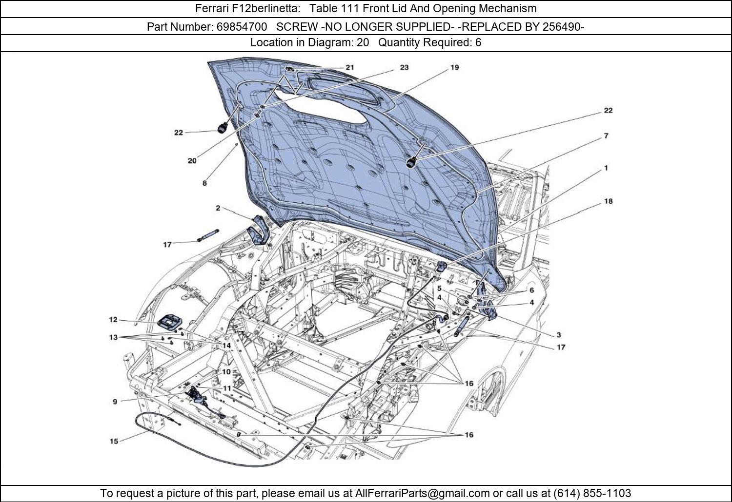 Ferrari Part 69854700