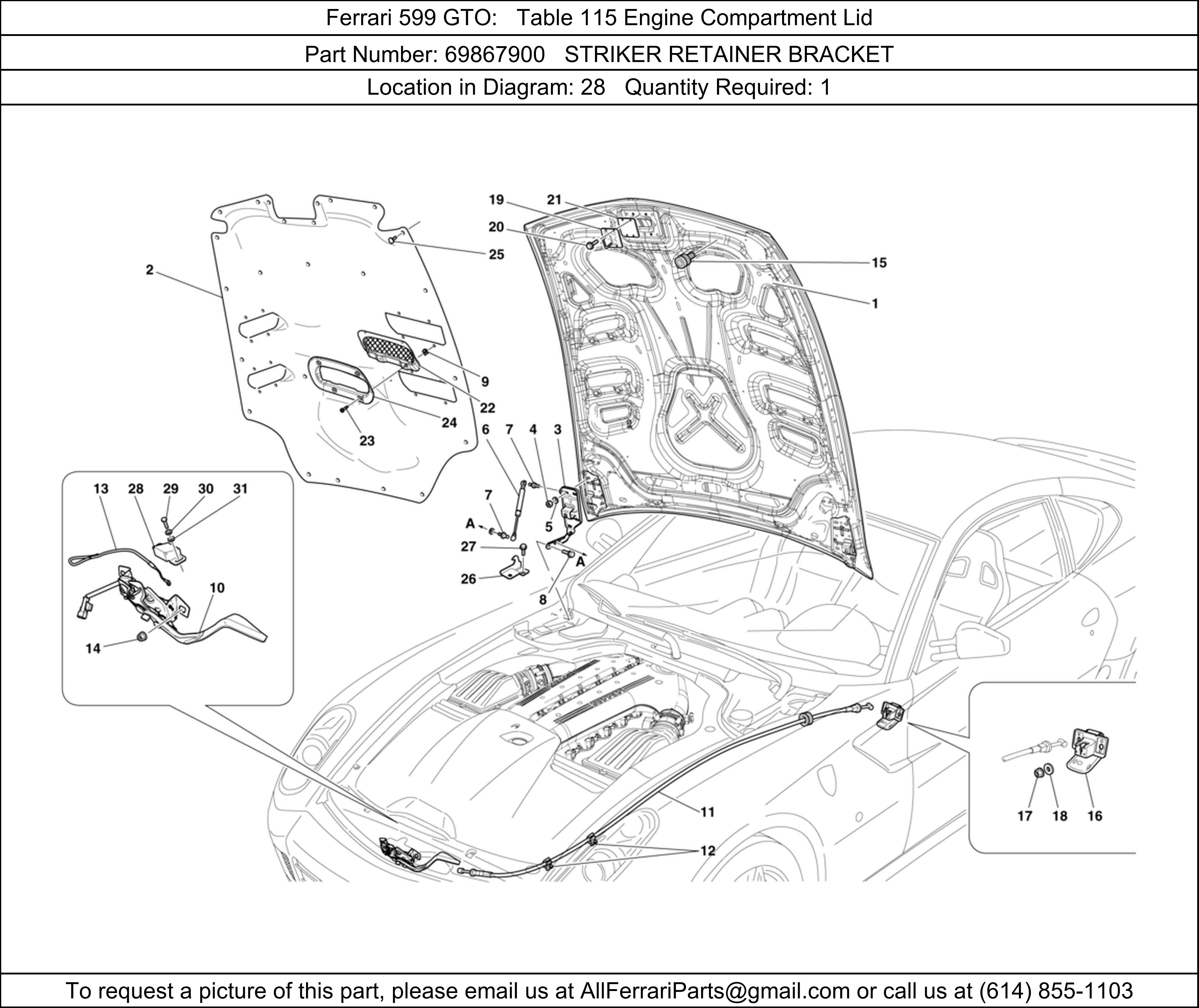 Ferrari Part 69867900