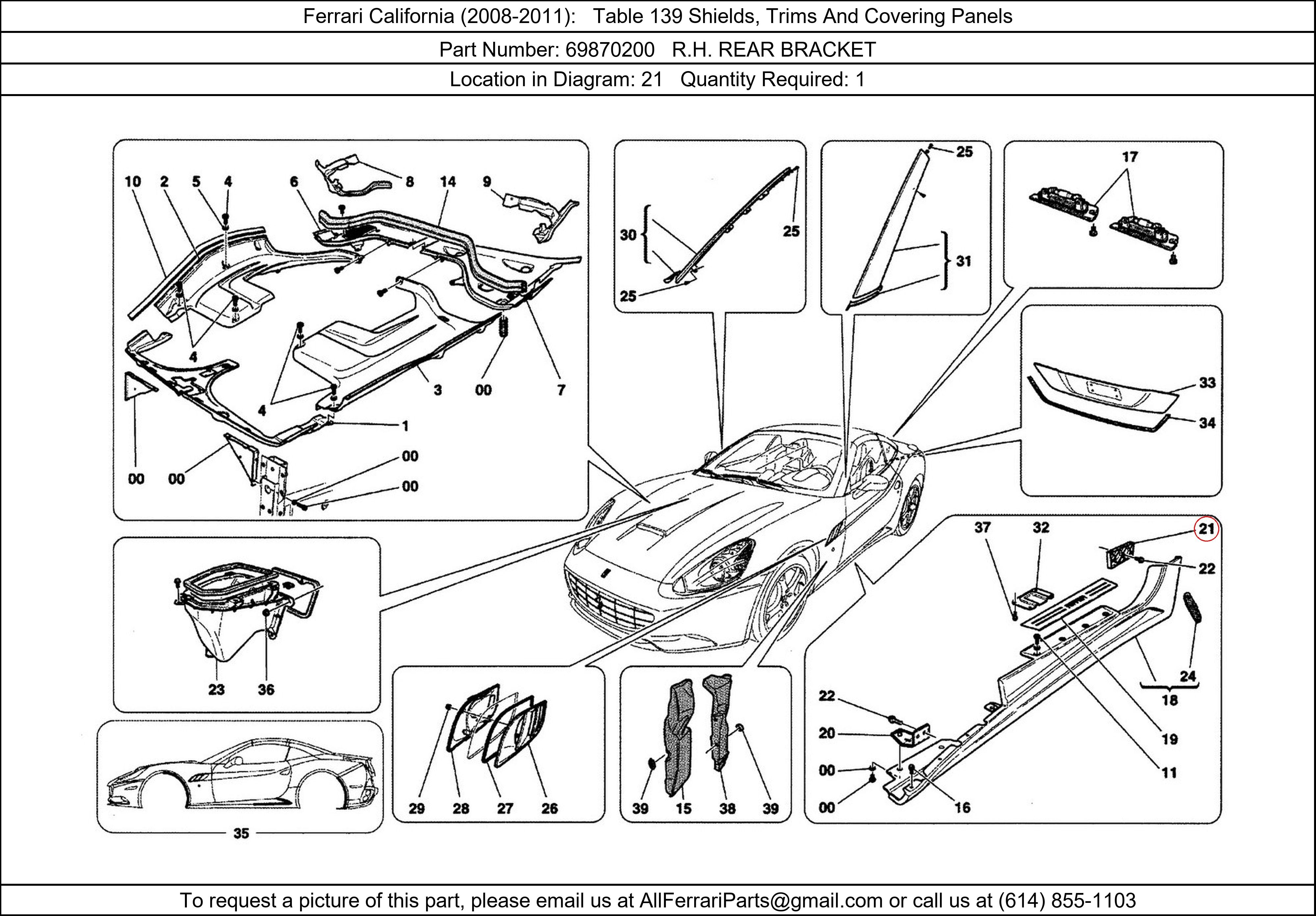 Ferrari Part 69870200