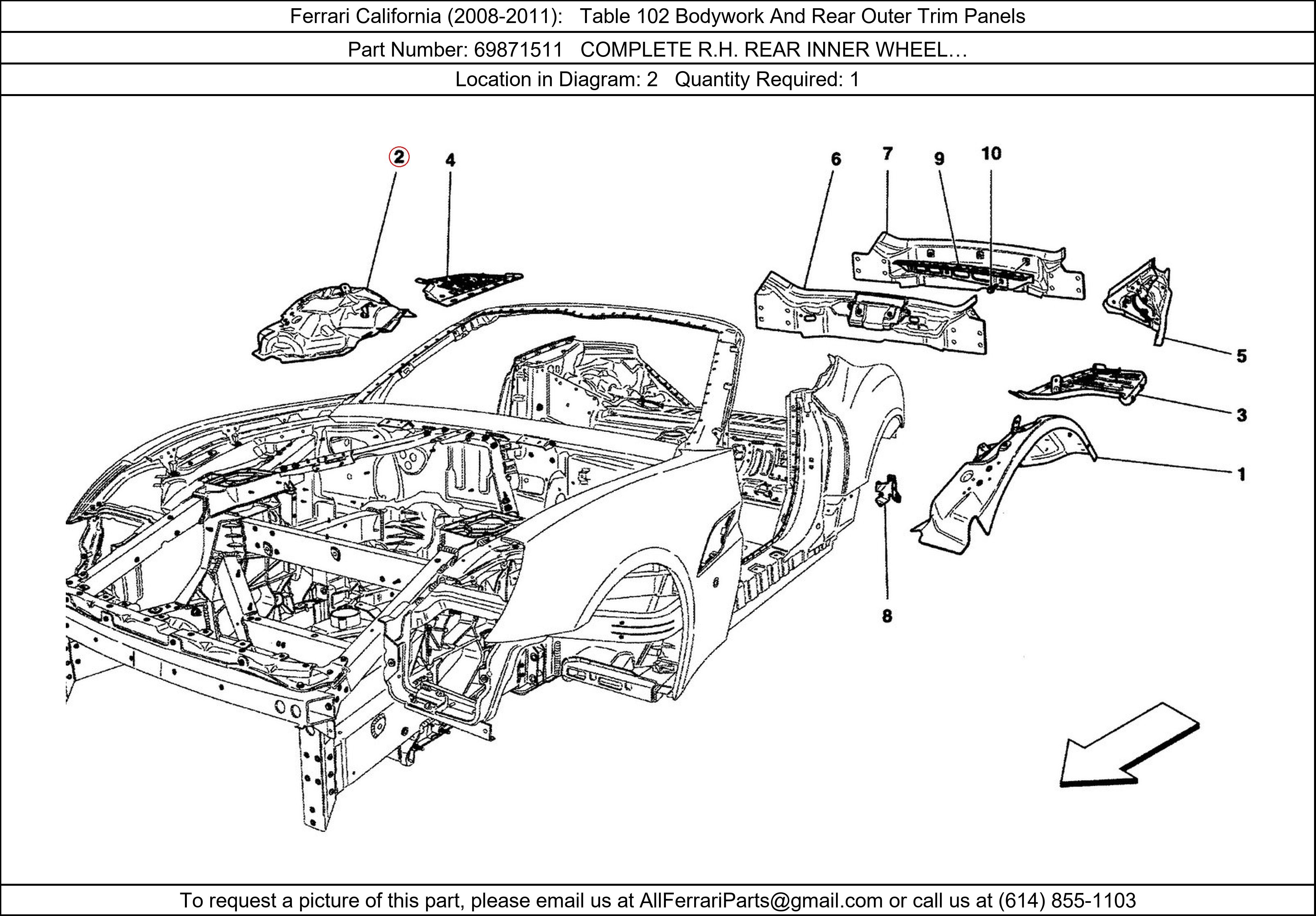 Ferrari Part 69871511