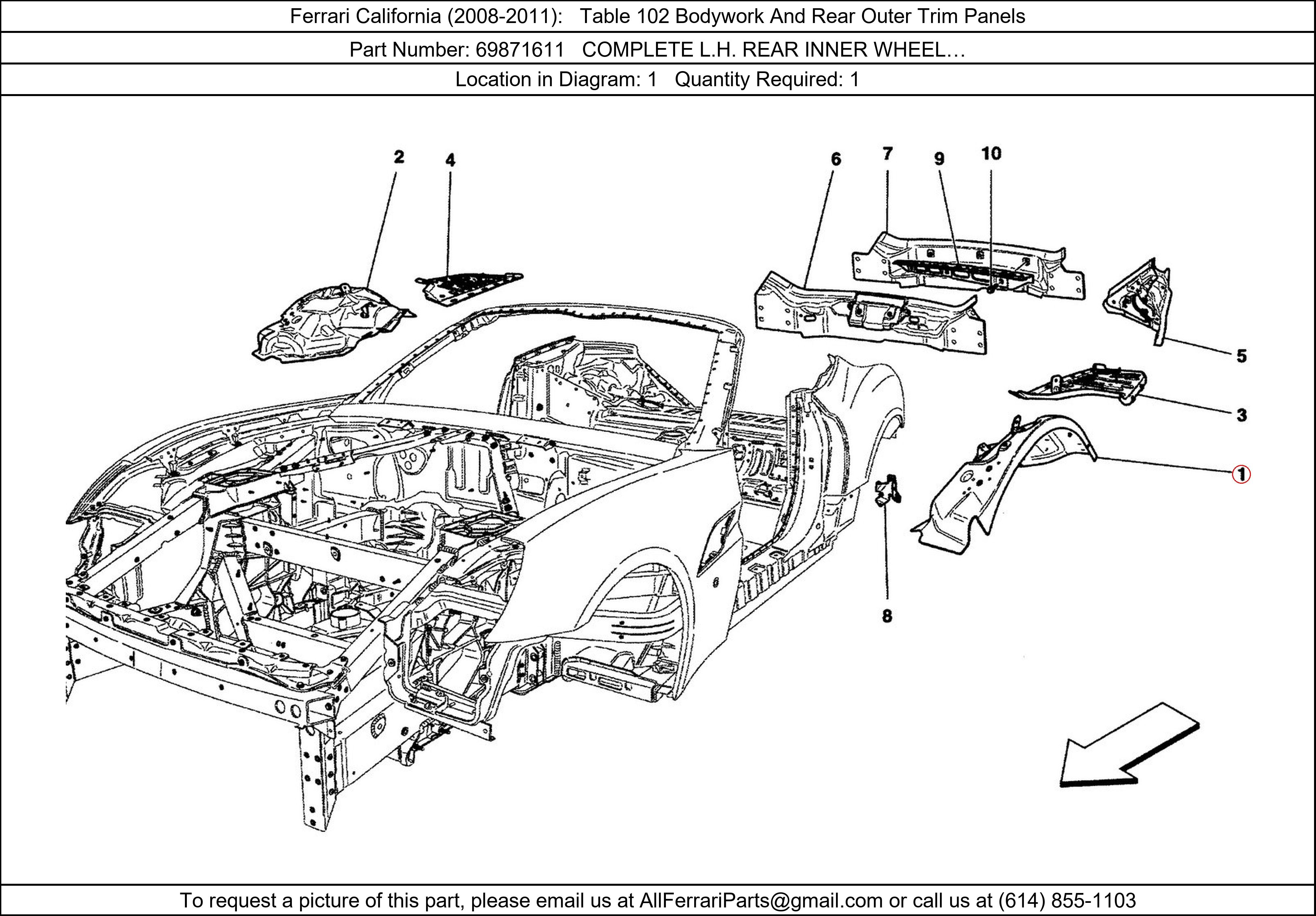 Ferrari Part 69871611