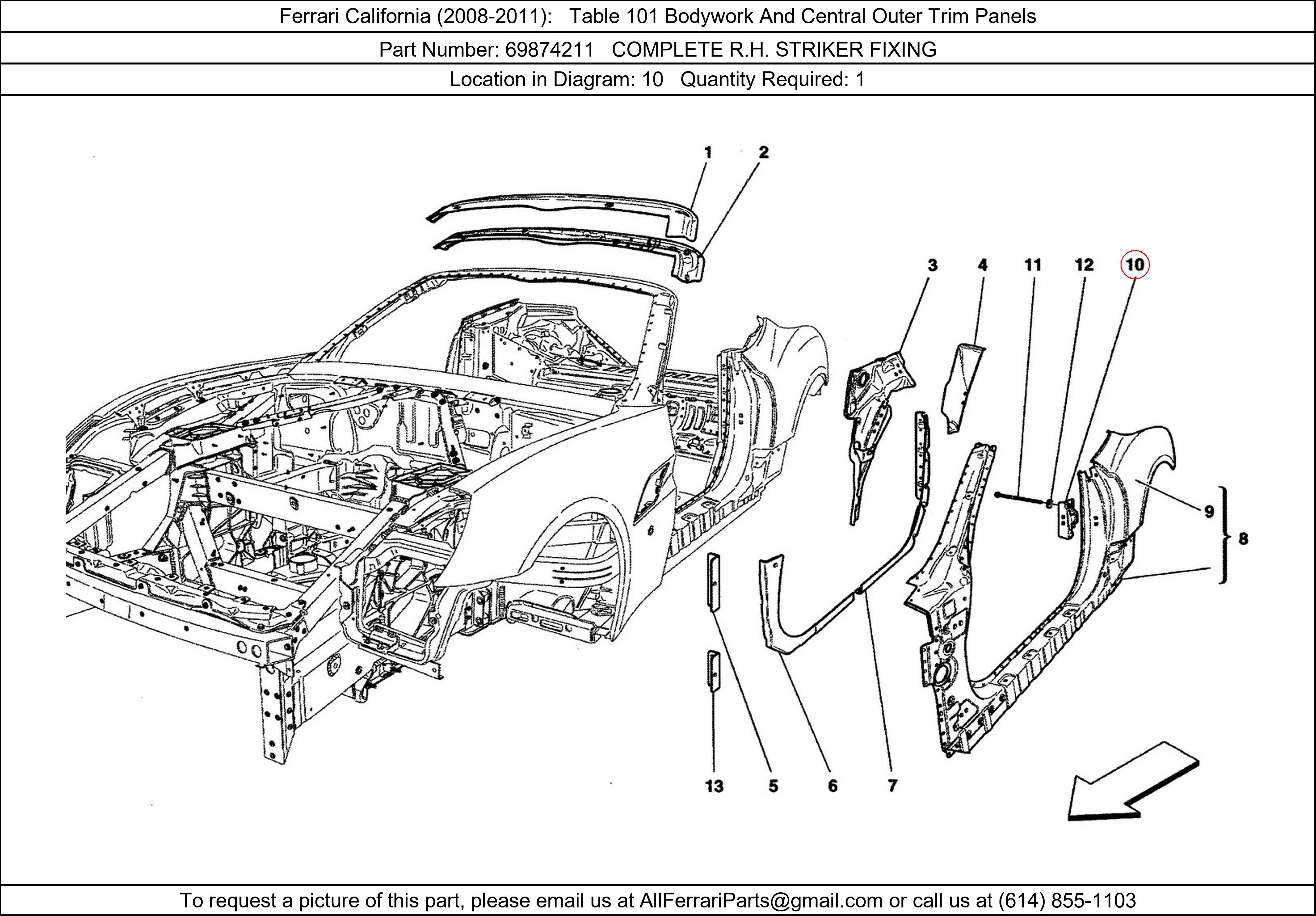 Ferrari Part 69874211