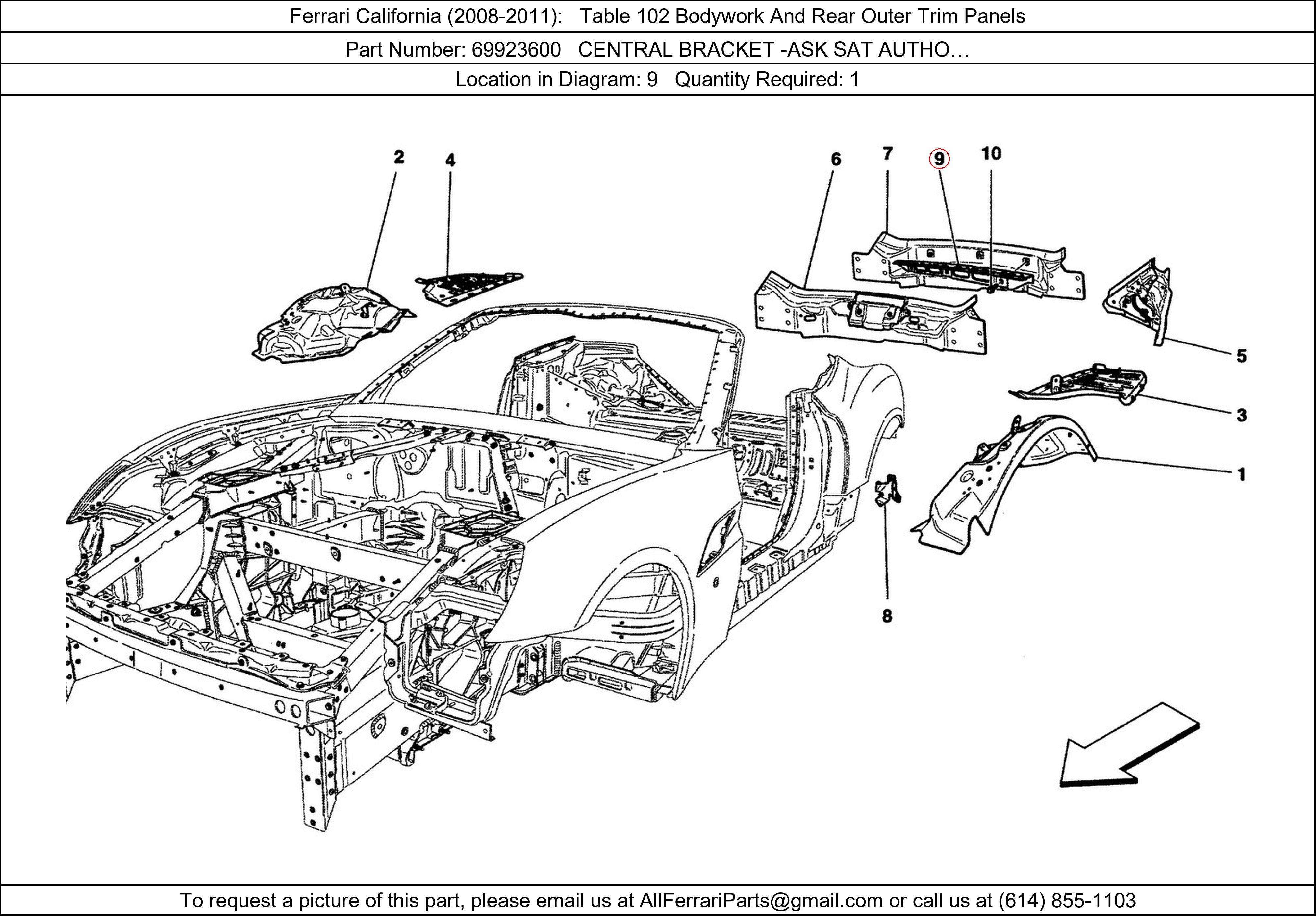 Ferrari Part 69923600