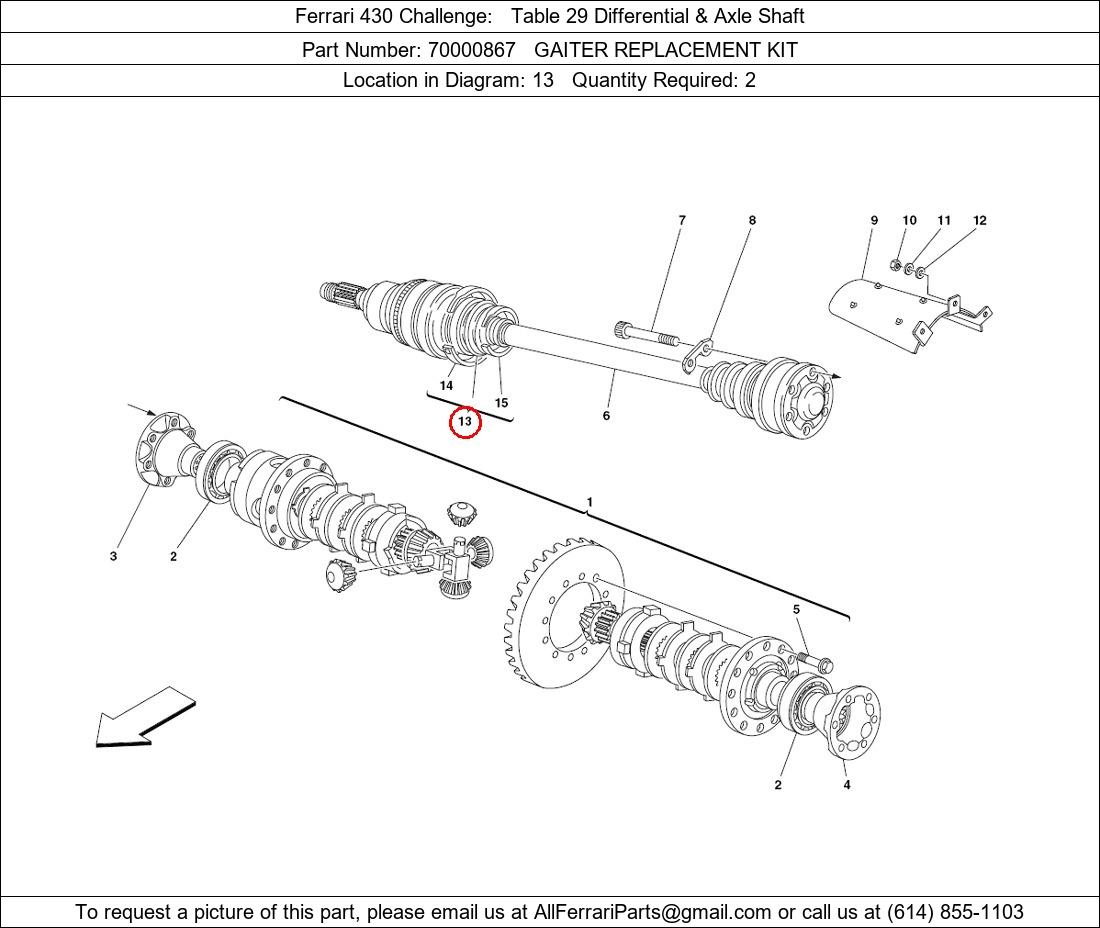 Ferrari Part 70000867