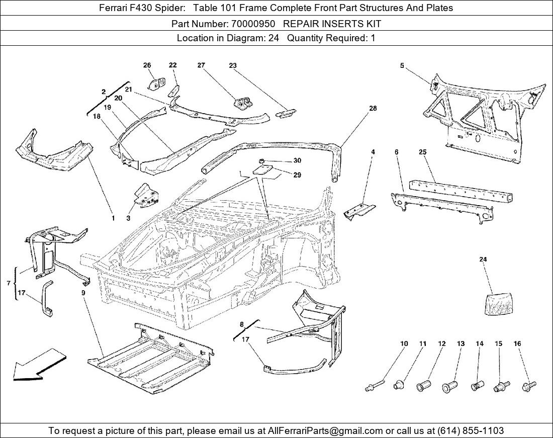Ferrari Part 70000950