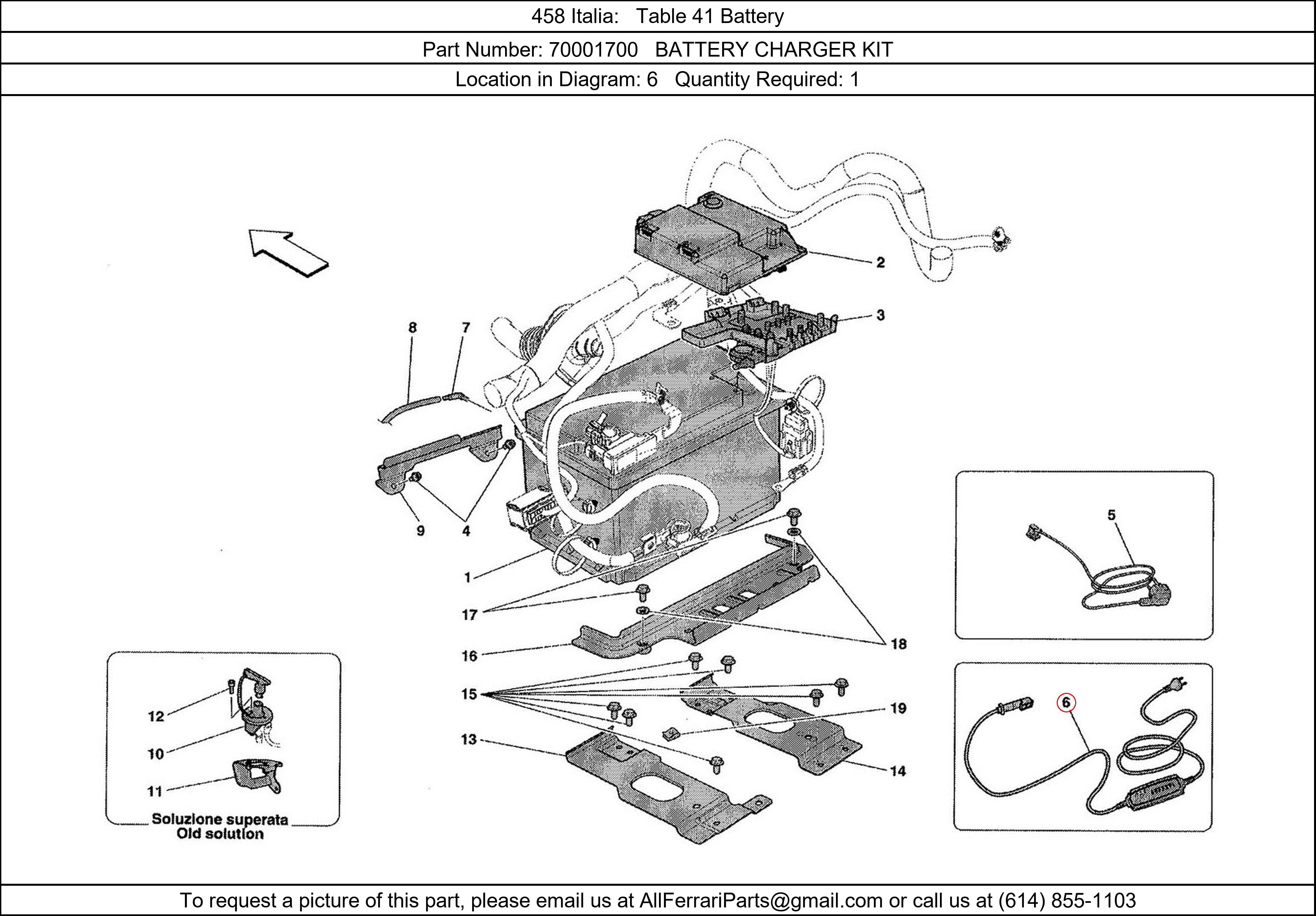 Ferrari Part 70001700