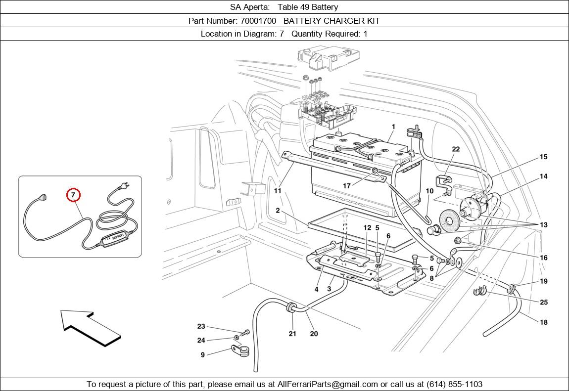 Ferrari Part 70001700