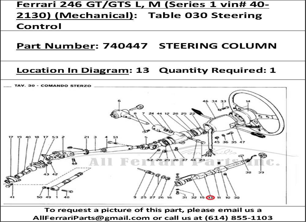 Ferrari Part 740447