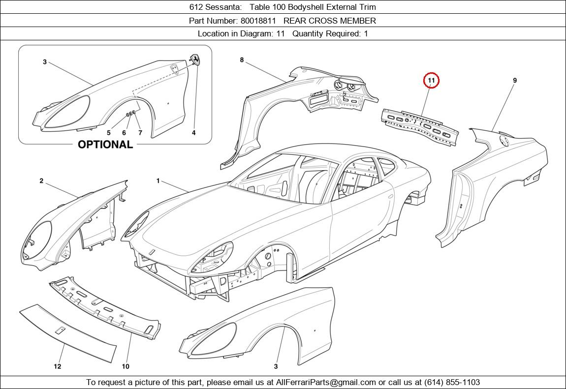 Ferrari Part 80018811
