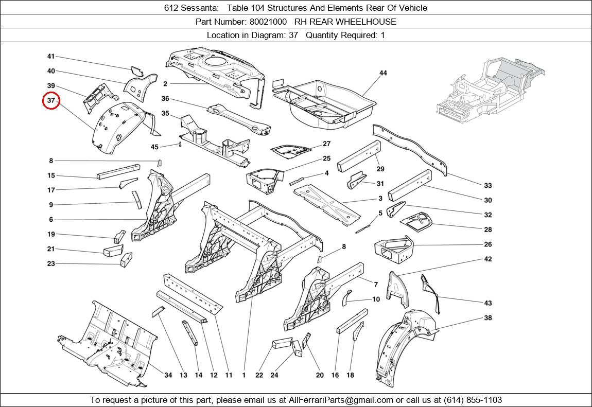 Ferrari Part 80021000