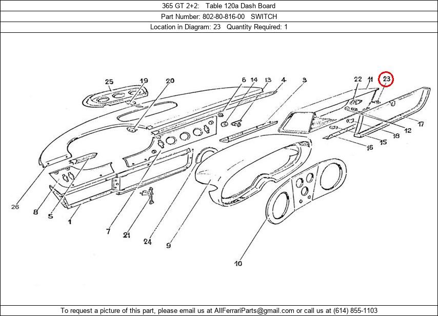 Ferrari Part 802-80-816-00