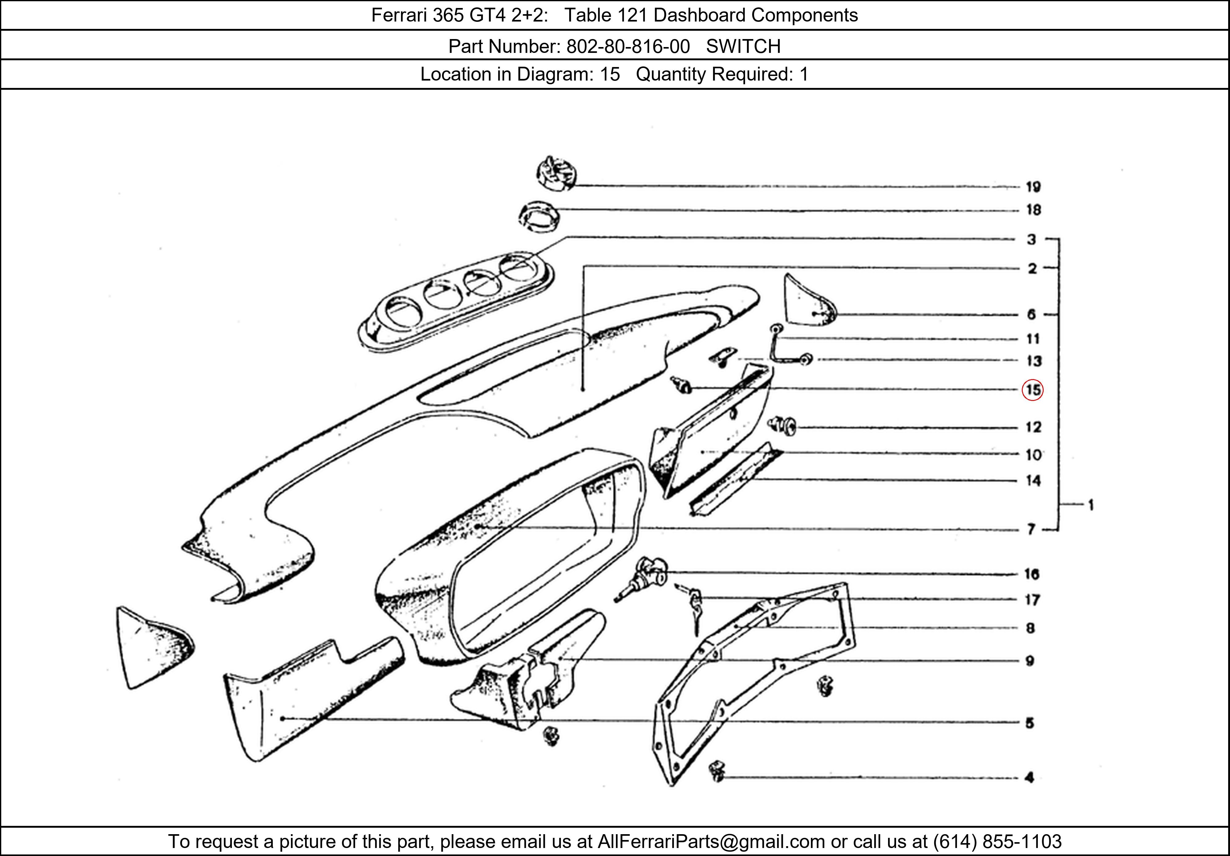 Ferrari Part 802-80-816-00