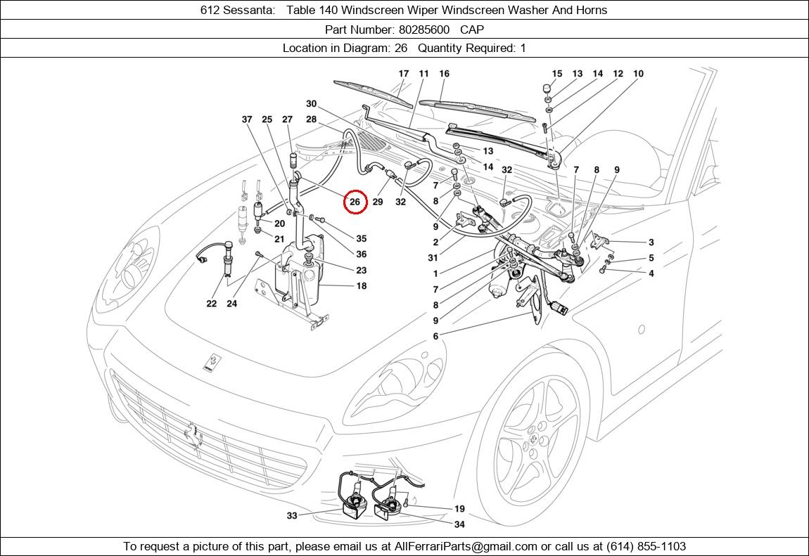 Ferrari Part 80285600