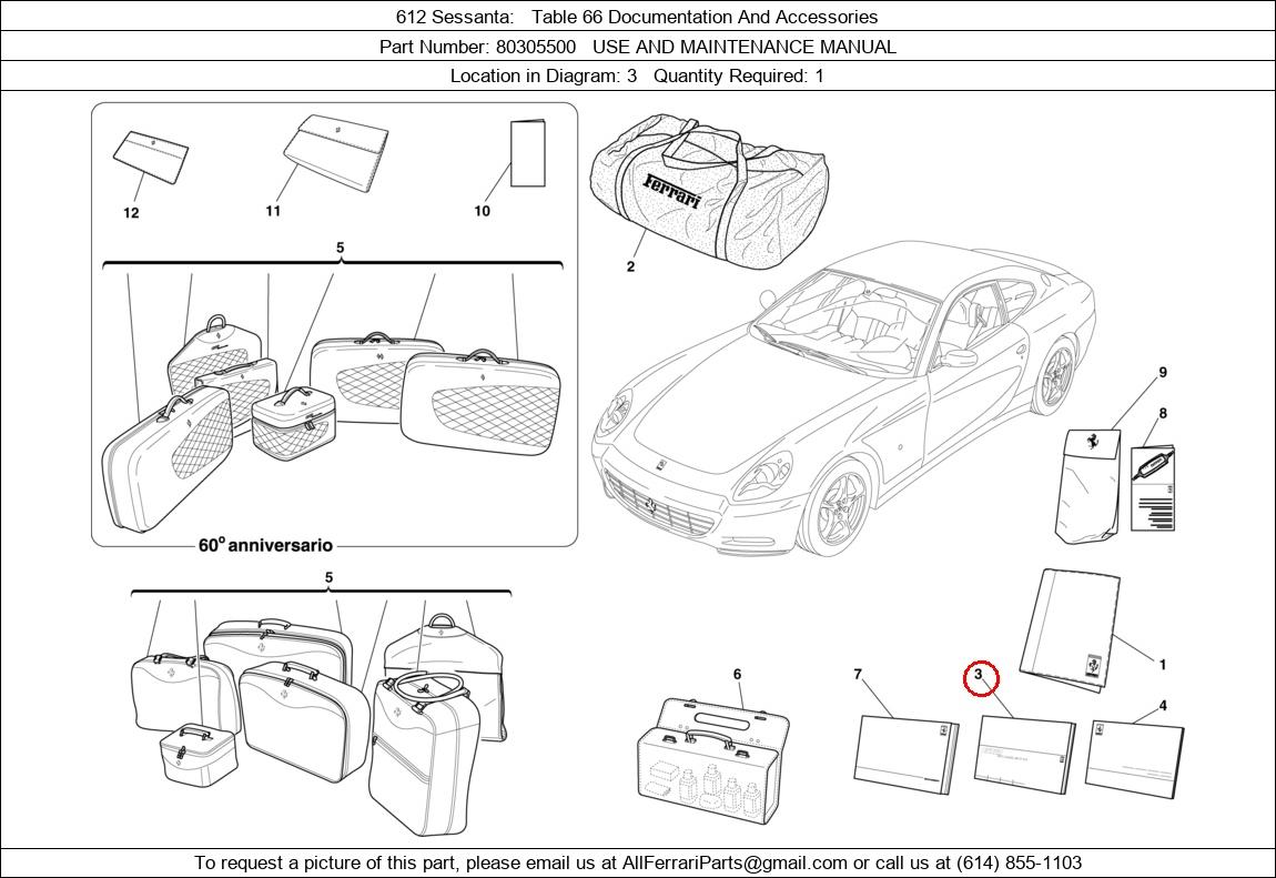 Ferrari Part 80305500