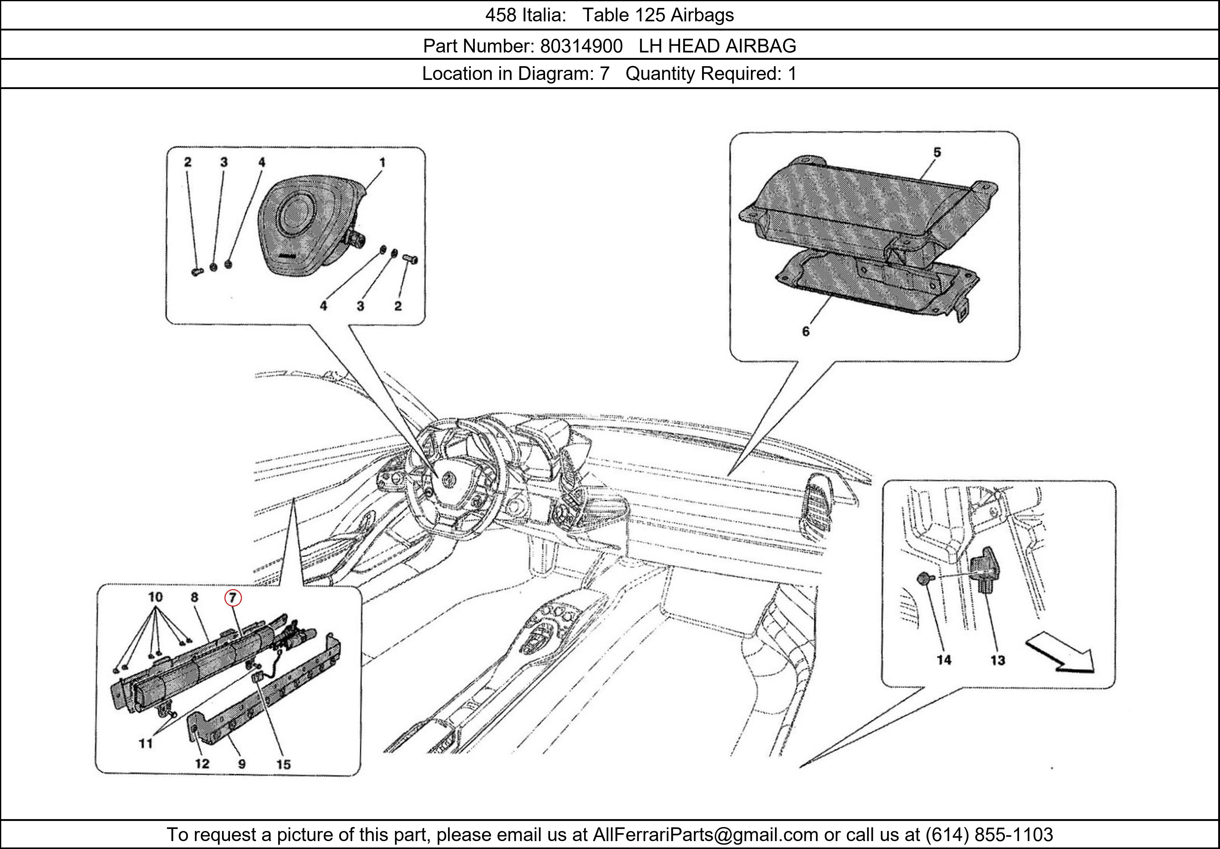 Ferrari Part 80314900