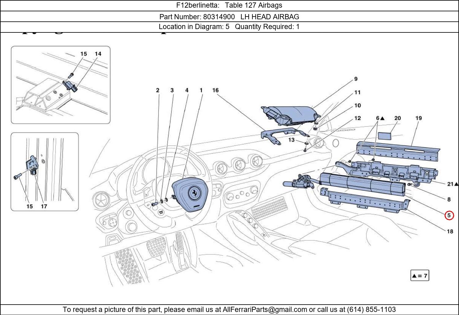 Ferrari Part 80314900