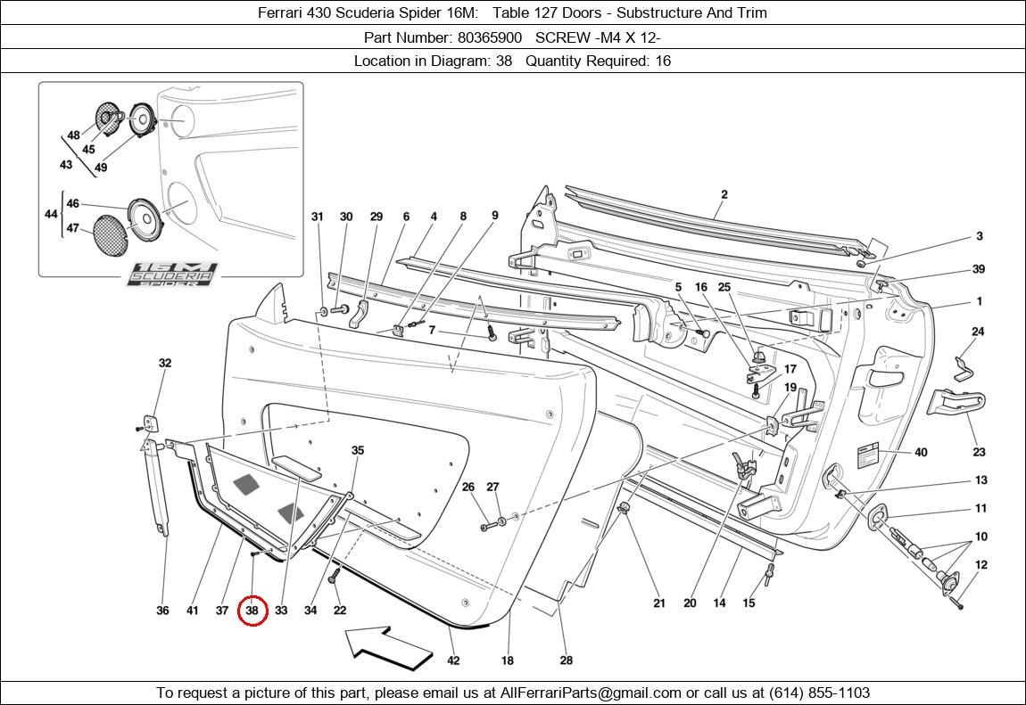 Ferrari Part 80365900