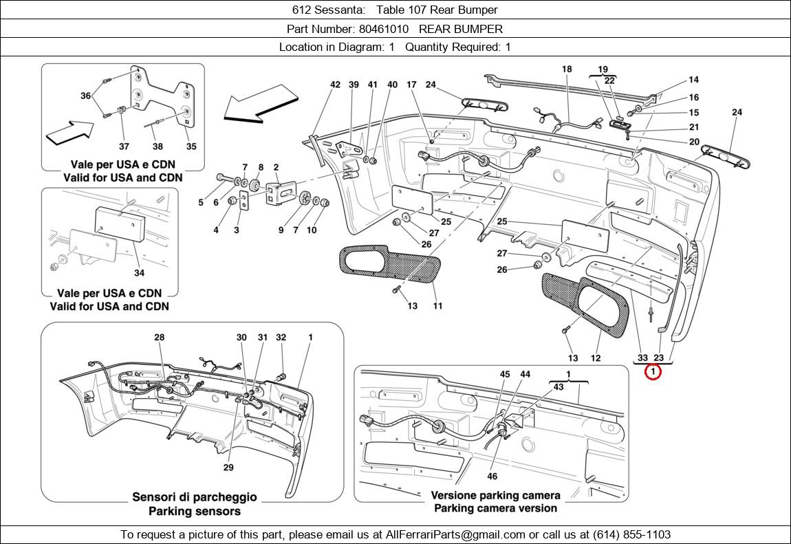 Ferrari Part 80461010