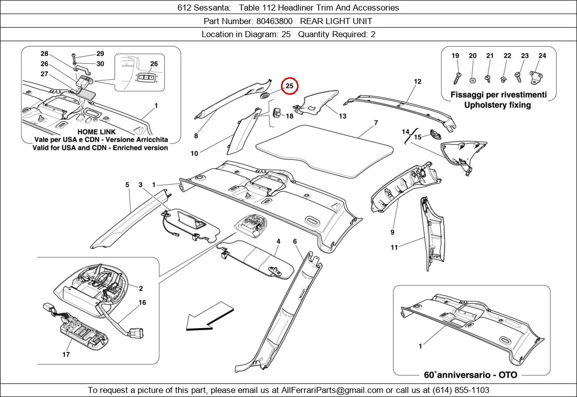 Ferrari Part 80463800