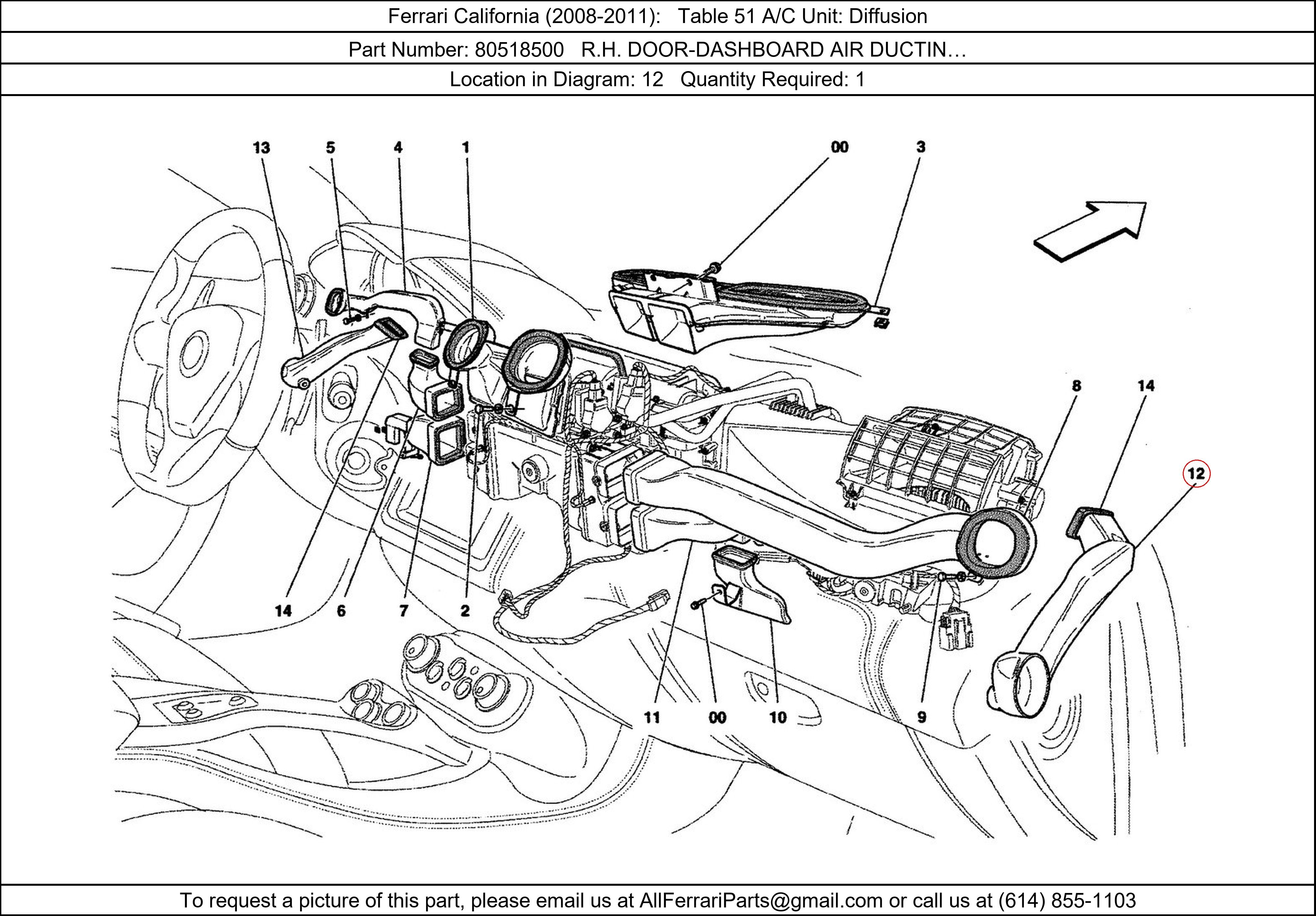 Ferrari Part 80518500