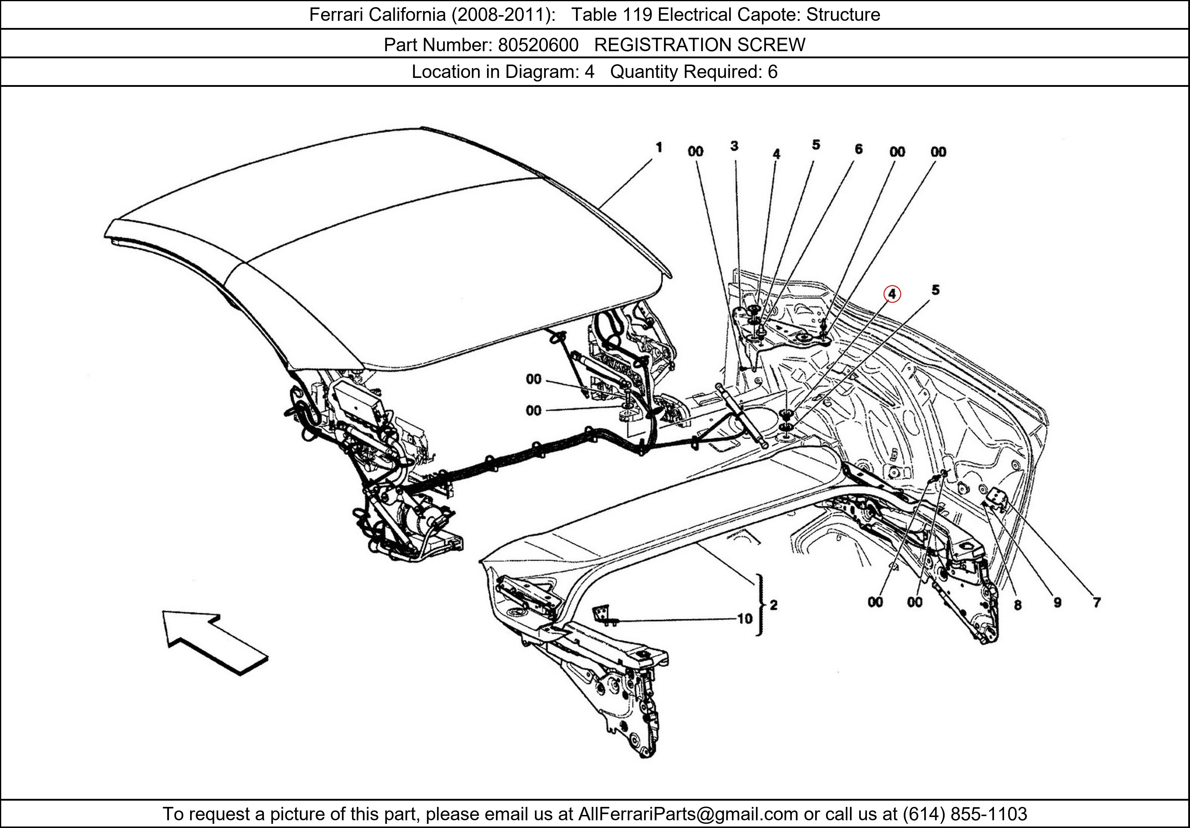 Ferrari Part 80520600